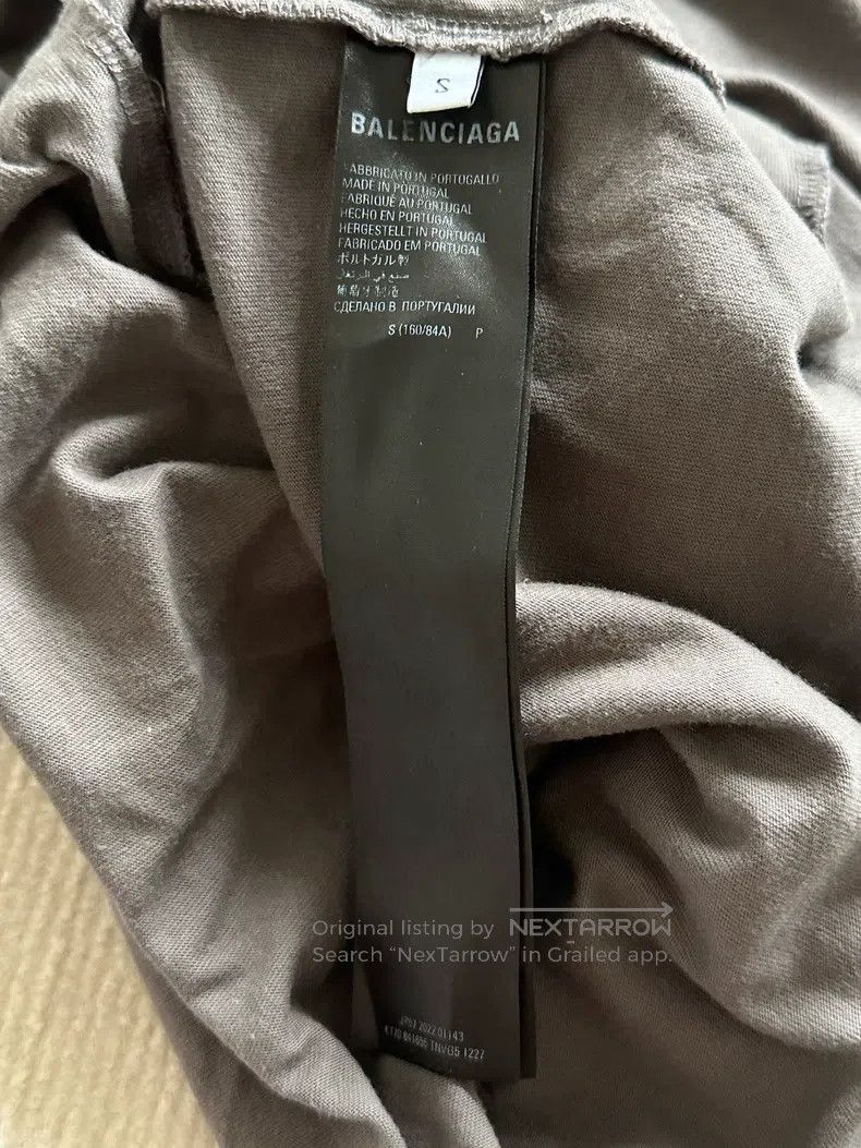 Balenciaga Balenciaga Gray Coke Wave Destroyed Short Sleeve Size US S / EU 44-46 / 1 - 5 Thumbnail