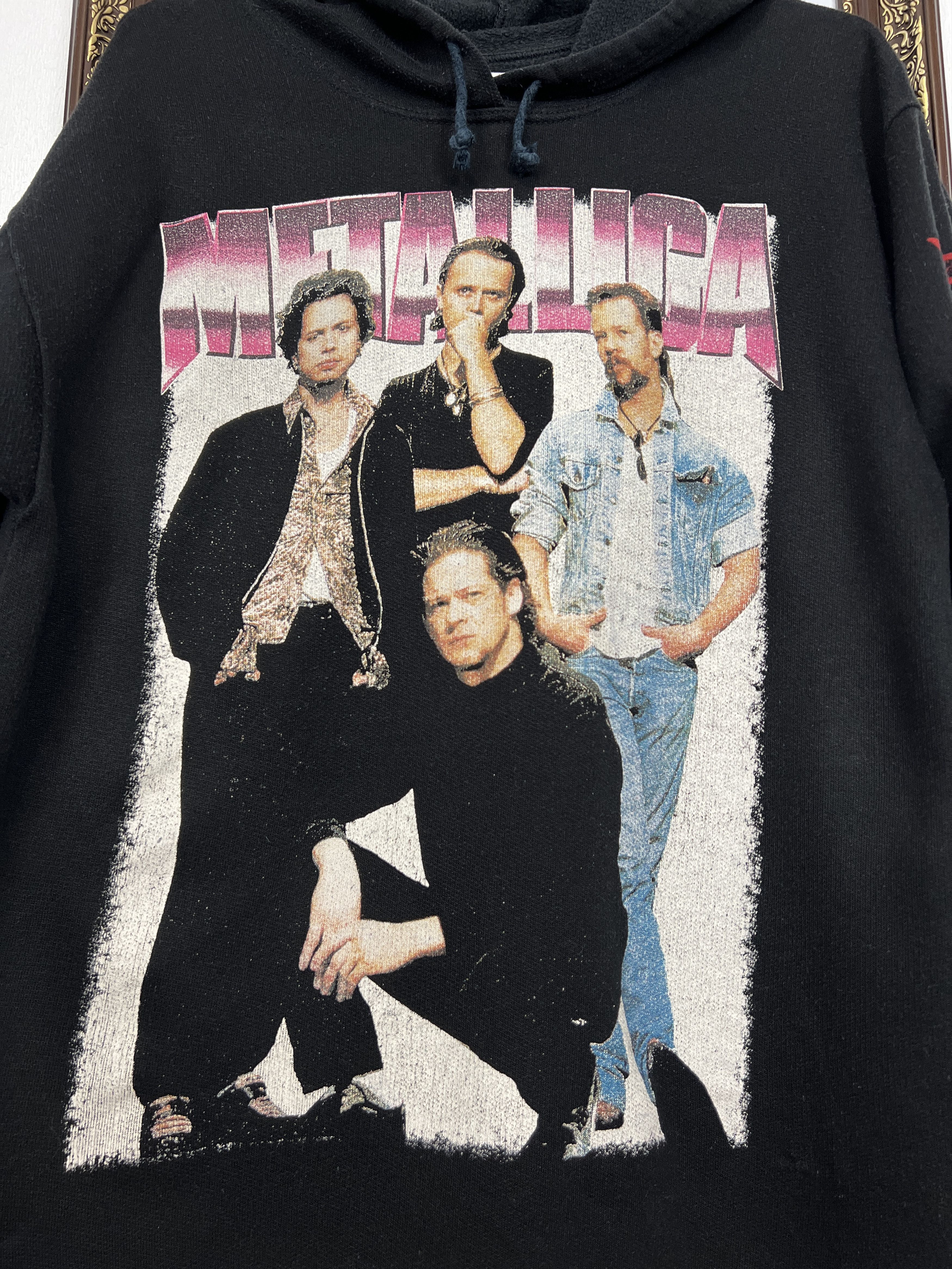 Vintage Vintage 90's Metallica Load Reload Jacket Over Print Hoodie Size US M / EU 48-50 / 2 - 9 Thumbnail