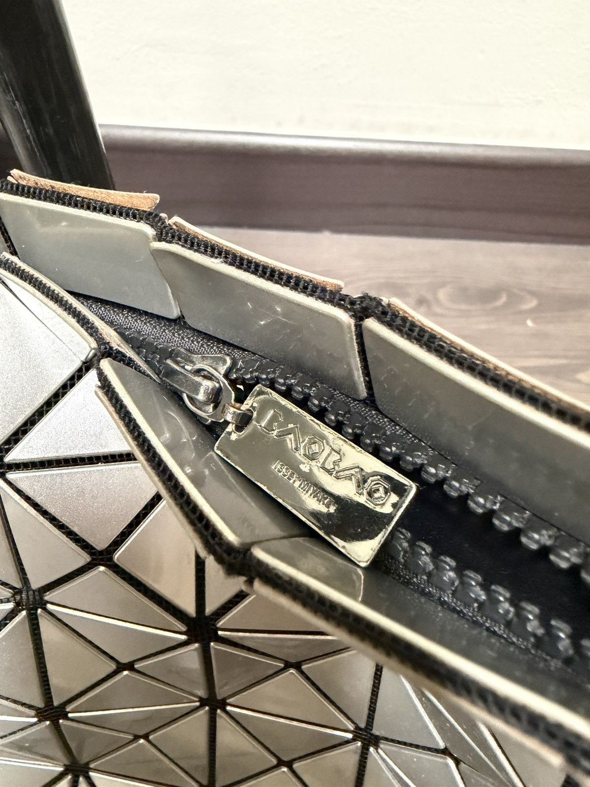 Issey Miyake Bao Bao Vintage Bao Bao Issey Miyake Silver Crossbody Bag Size ONE SIZE - 5 Thumbnail