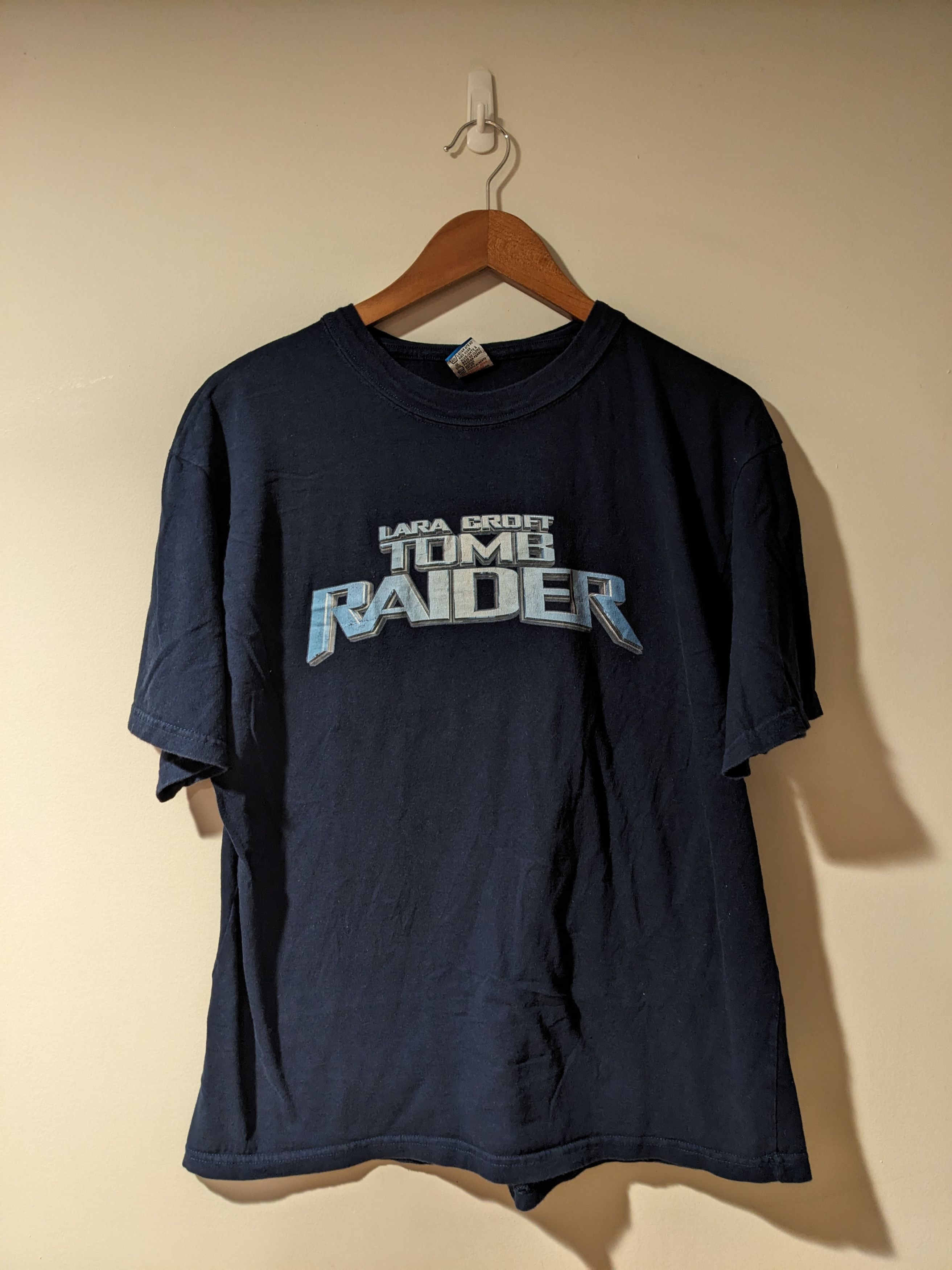 Vintage 2001 Tomb Raider Lara PlayStation Employee T-Shirt