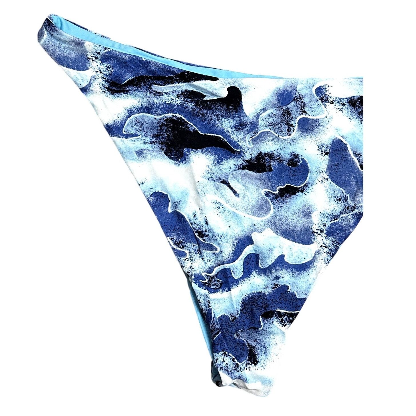 Other Royalty By Maluma Bikini Bottoms Cheeky Cut Camo Blue XL NWT Size ONE SIZE - 6 Thumbnail