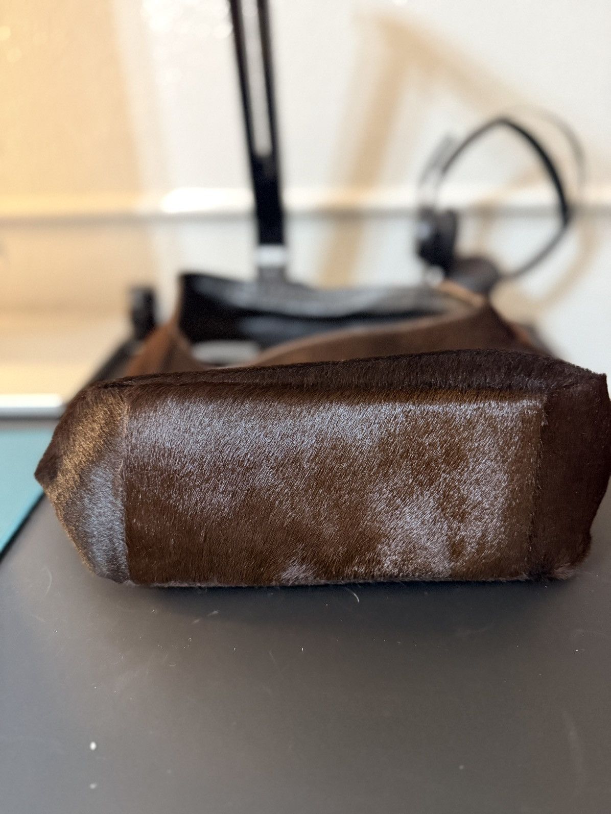 Our Legacy Our Legacy Pony Hair Hobo Bag — Brown — Very Good Size ONE SIZE - 3 Thumbnail