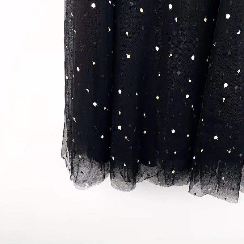 Dior Dior Black embroidered silk skirt 2504-Nextarrow Size 25" / US 0 / IT 36 - 4 Thumbnail