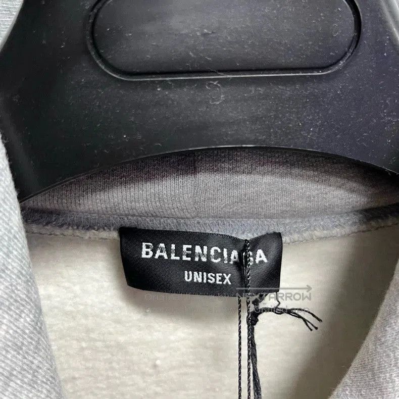 Balenciaga Balenciaga Gray Logo Print Hoodie. Size US XL / EU 56 / 4 - 3 Thumbnail