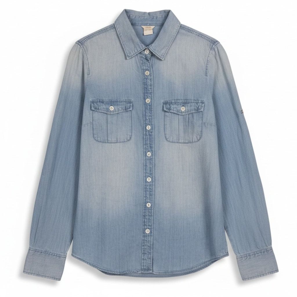 J.Crew J.Crew Women's 0 Chambray Distressed Light Blue Denim Size XS / US 0-2 / IT 36-38 - 1 Thumbnail