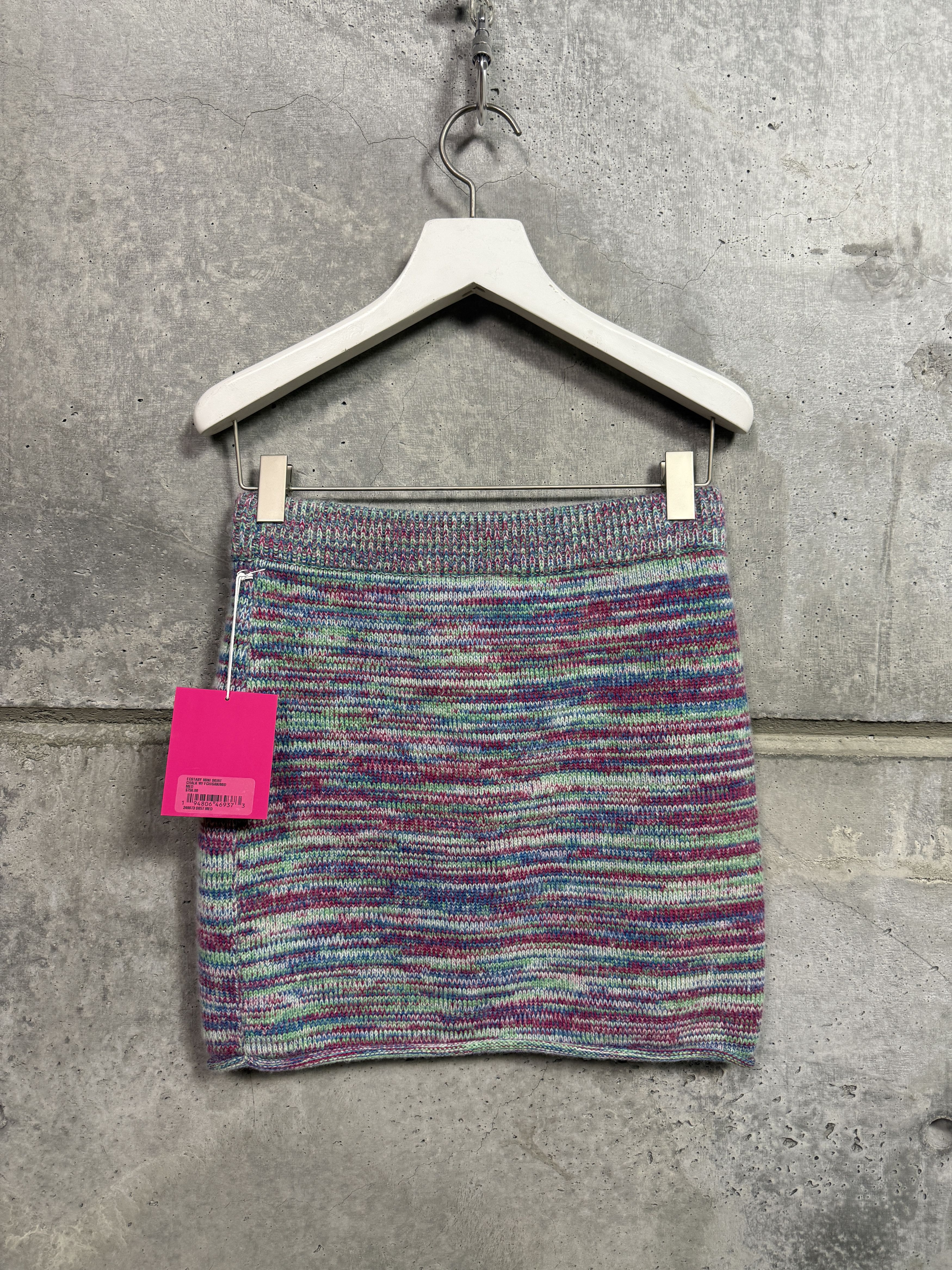 The Elder Statesman $750 The Elder Statesman Cashmere Ecstasy Mini Skirt Size 28" / US 6 / IT 42 - 2 Thumbnail