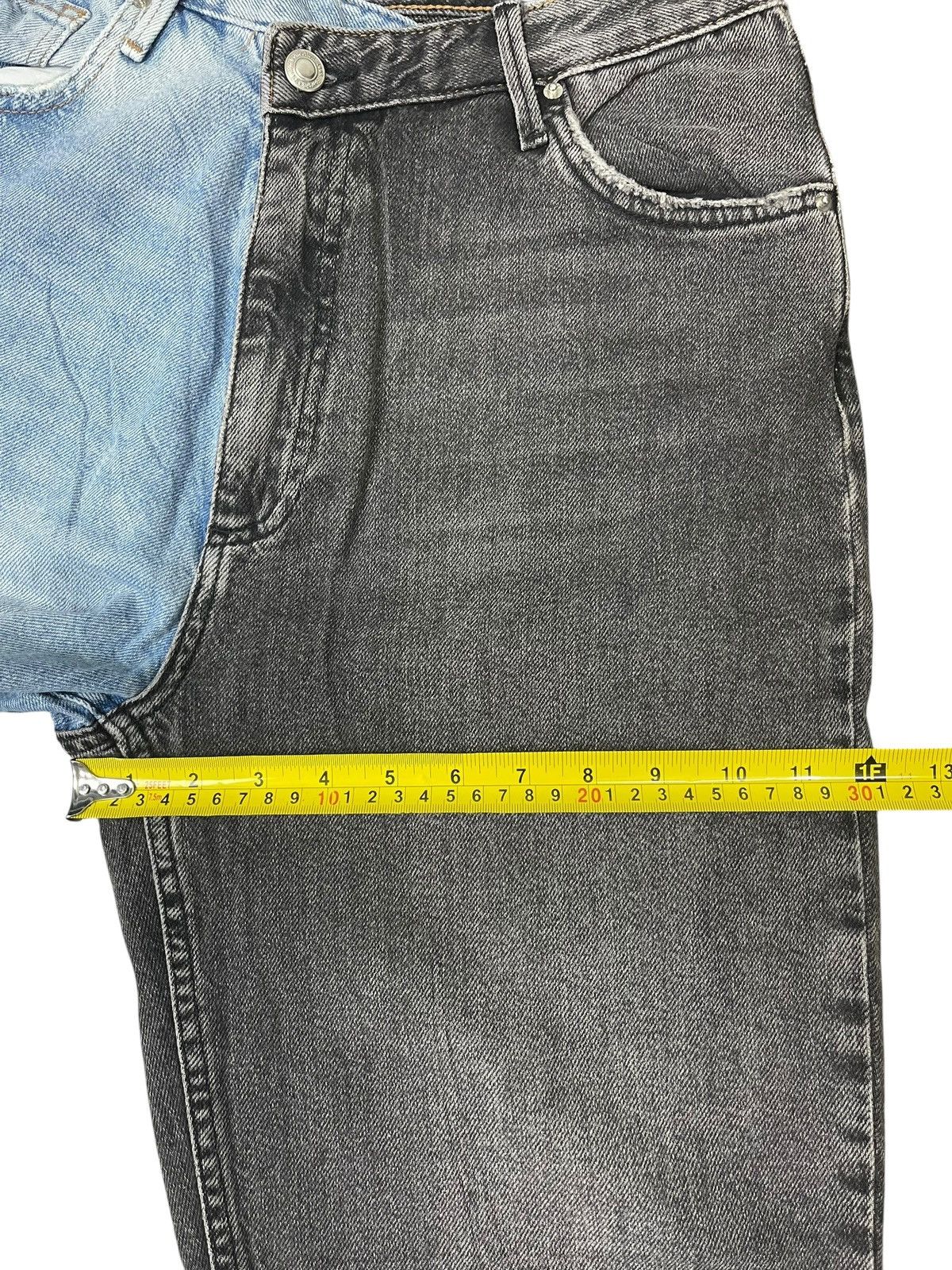 Bershka Two Tone Colour Jeans Streetwear