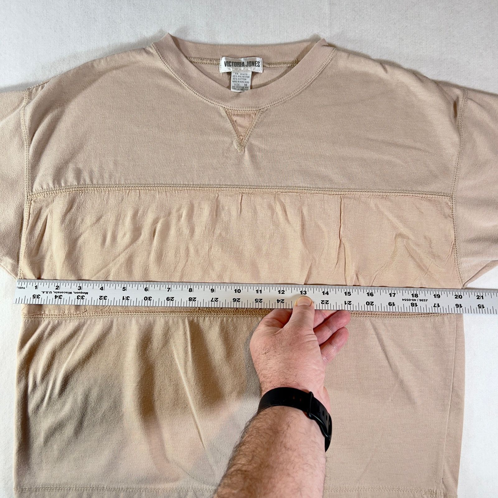 Other Victoria Jones Cotton Poly Blend Top Made in Hong Kong Size M / US 6-8 / IT 42-44 - 7 Thumbnail