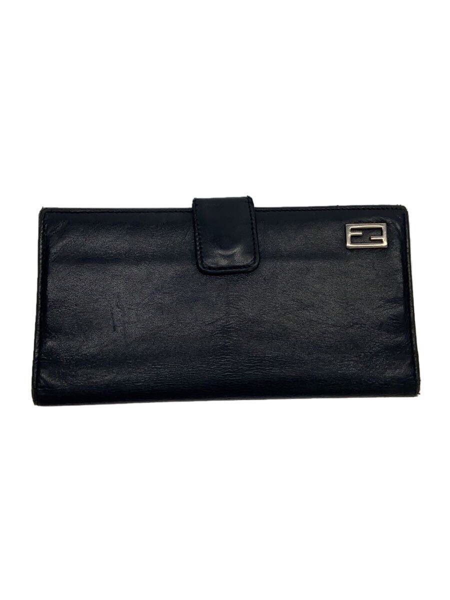 Fendi Fendi Leather Long Wallet Black Size ONE SIZE - 1 Thumbnail