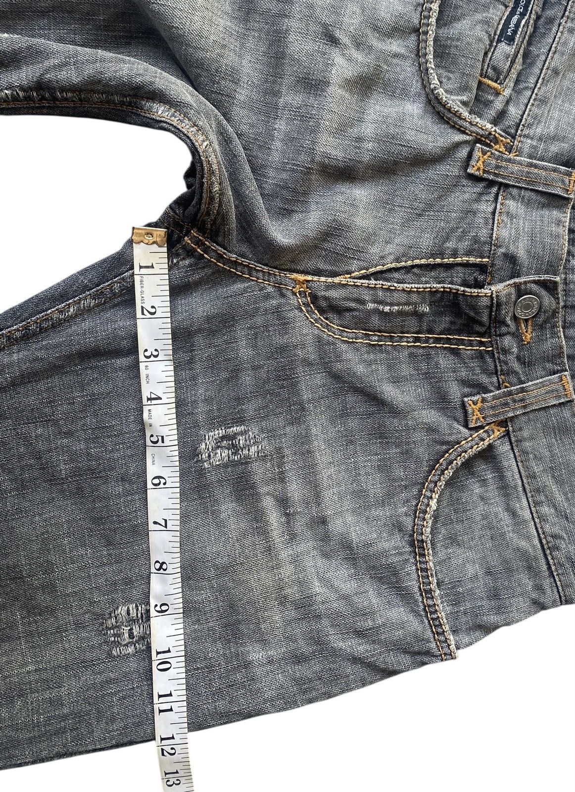 Dolce & Gabbana Dolce & Gabbana Distressed Denim Size US 32 / EU 48 - 12 Thumbnail