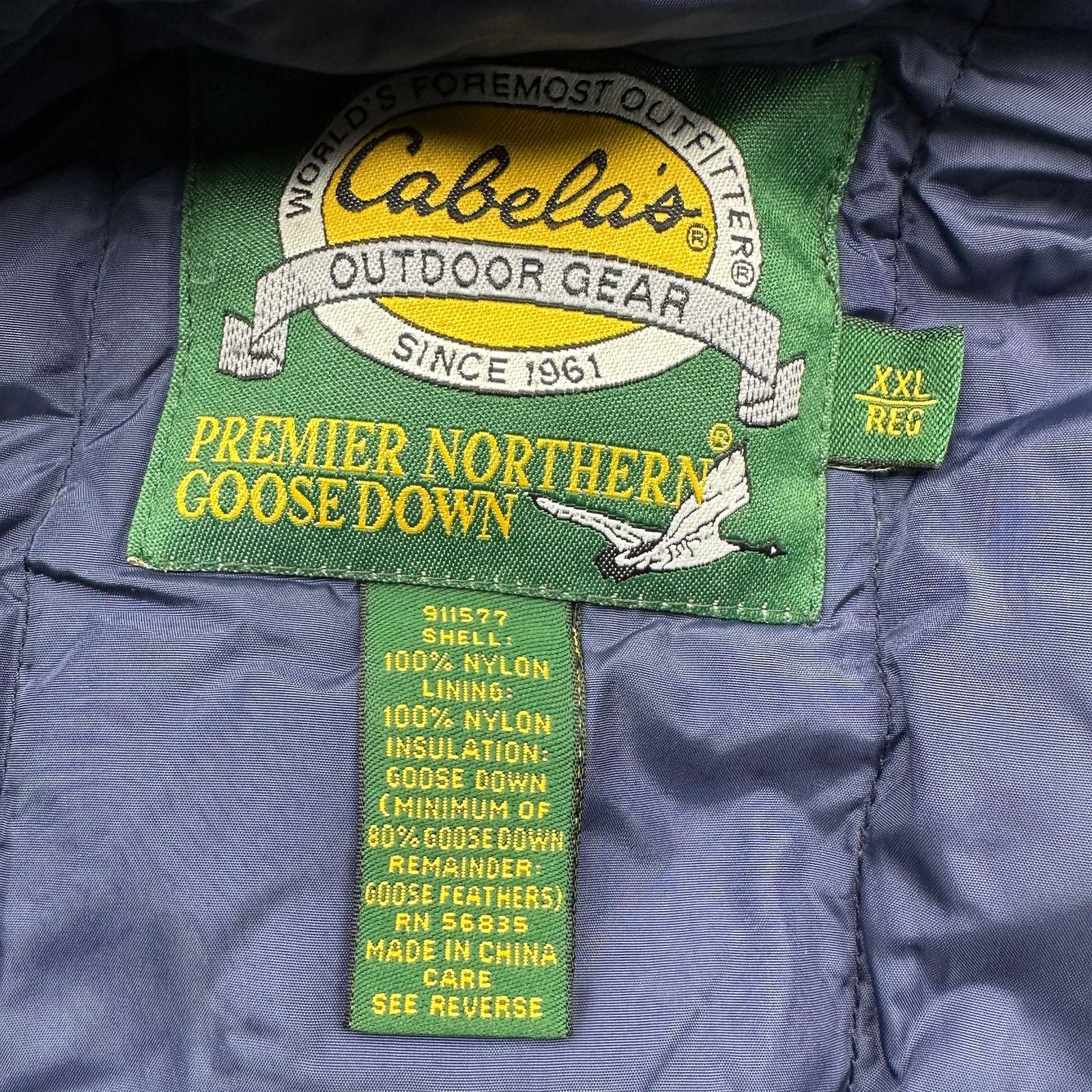 Cabelas Vintage Cabelas Premier Northern Goose Down Parka Jacket XXL Size US XXL / EU 58 / 5 - 2 Thumbnail
