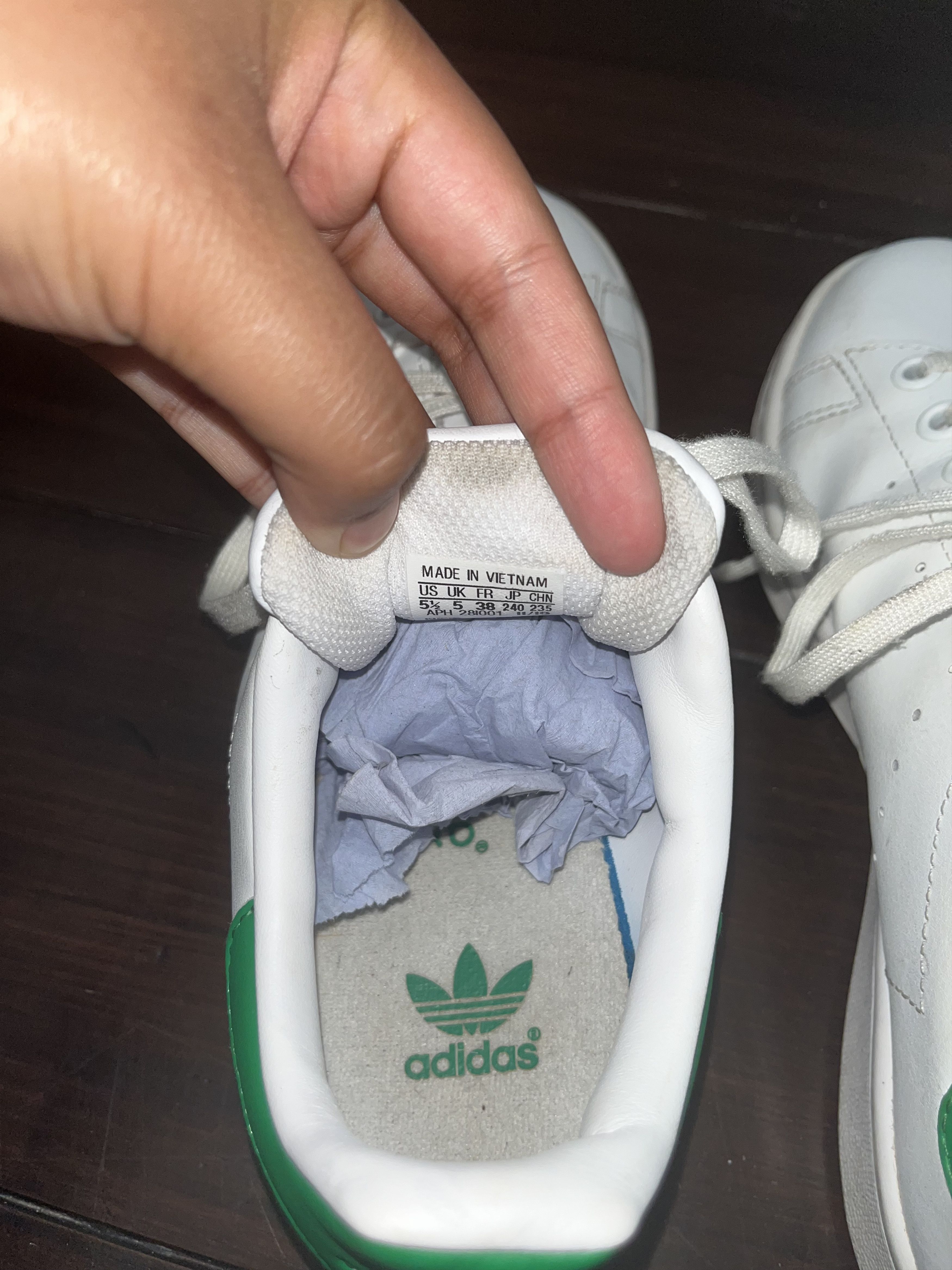 Adidas Stan Smith Green Size US 5 / IT 35 - 6 Thumbnail