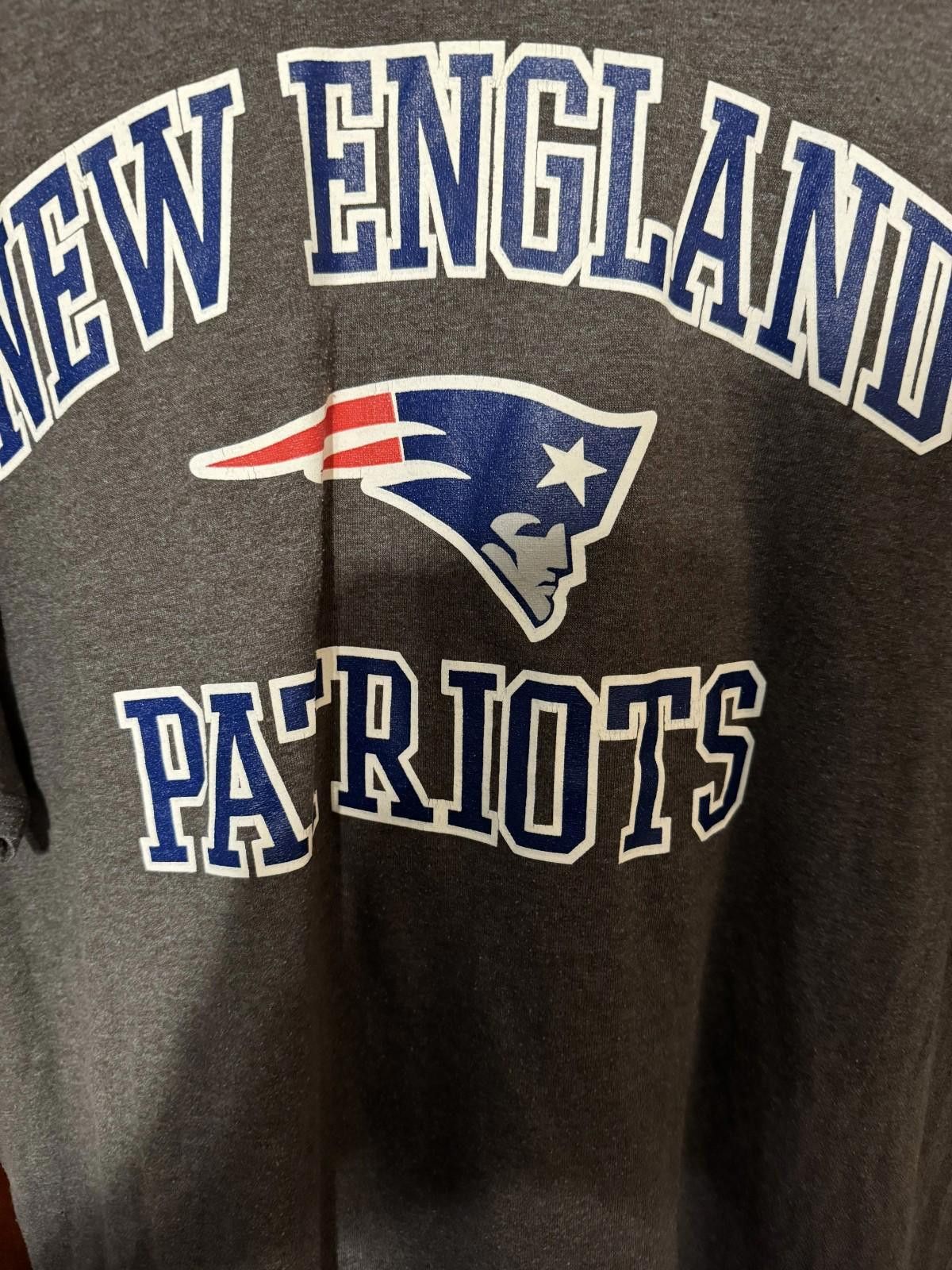 Majestic New England Patriots Majestic T-Shirt Men XL Gray T-Shirt Size ONE SIZE - 4 Thumbnail