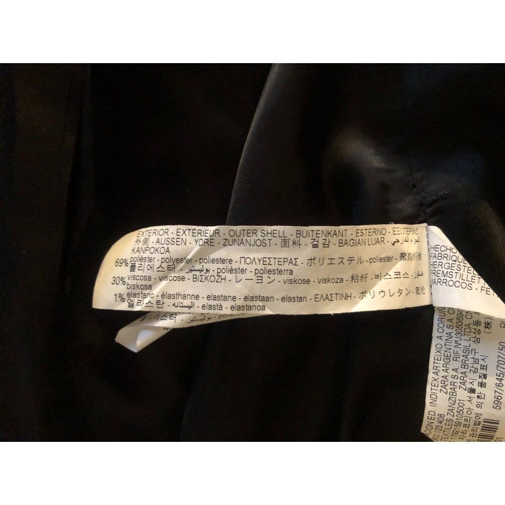 Zara Zara men's 69%polyester 30%viscose sport coat blazer 40R Size 40R - 7 Thumbnail