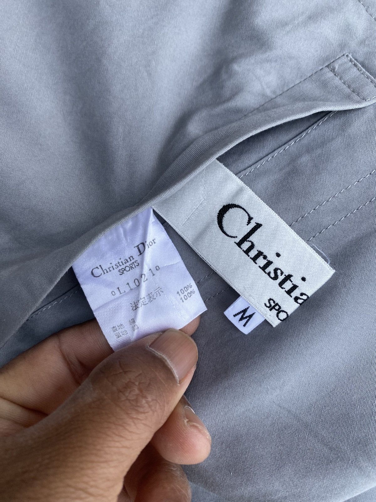 Christian Dior Monsieur Rare Vtg Christian Dior Spellout Reversible Cotton Jacket Size US M / EU 48-50 / 2 - 17 Thumbnail