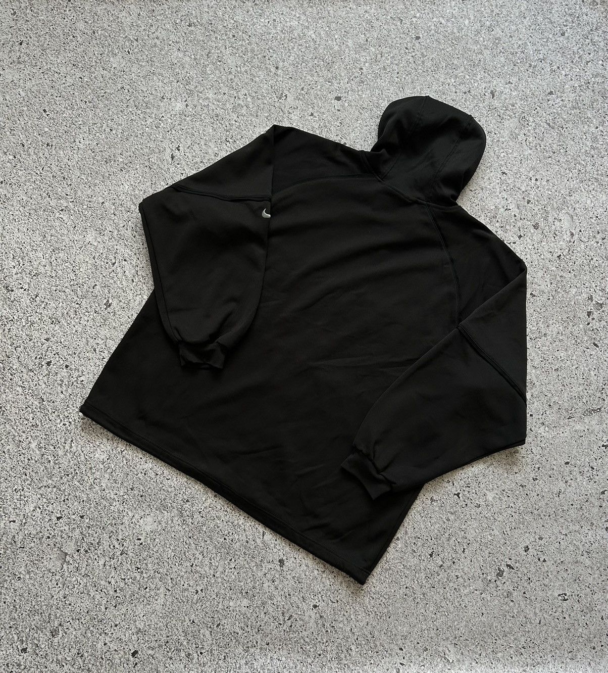 Nike × Vintage Vintage 80s/90s Nike Swoosh Big Logo Zip Hoodie Y2K Hype Size US XL / EU 56 / 4 - 4 Thumbnail