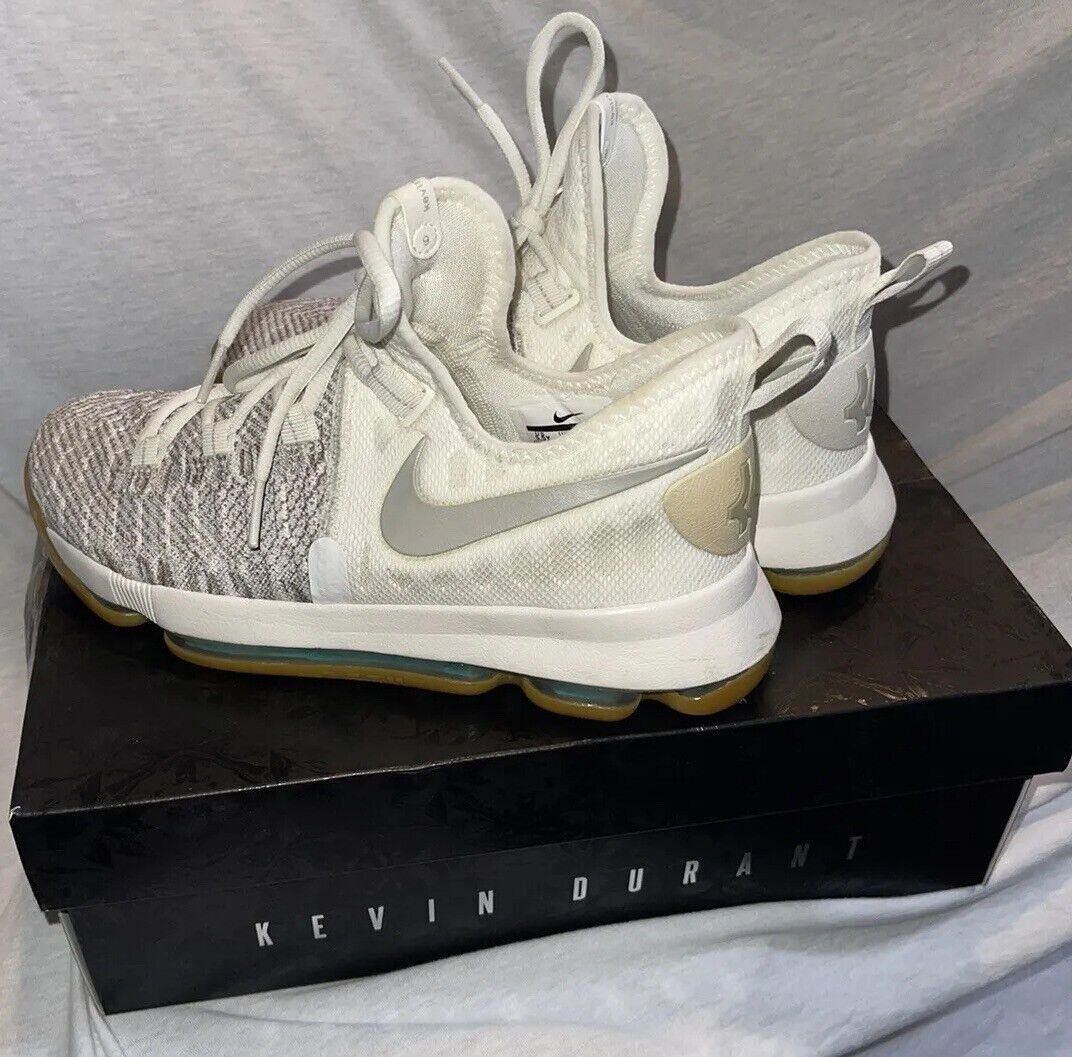 Nike Nike Zoom KD9 GS Shoes Pale Grey White Kevin Durant 5.5Y Size US 5 / EU 37 - 1 Thumbnail