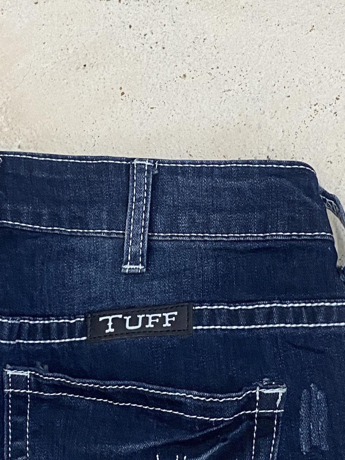 Japanese Brand × Le Grande Bleu (L.G.B.) × Tornado Mart Flare Cowgirl Tuff Jean Blue Washed Whisker Distressed Size US 26 / EU 42 - 13 Thumbnail