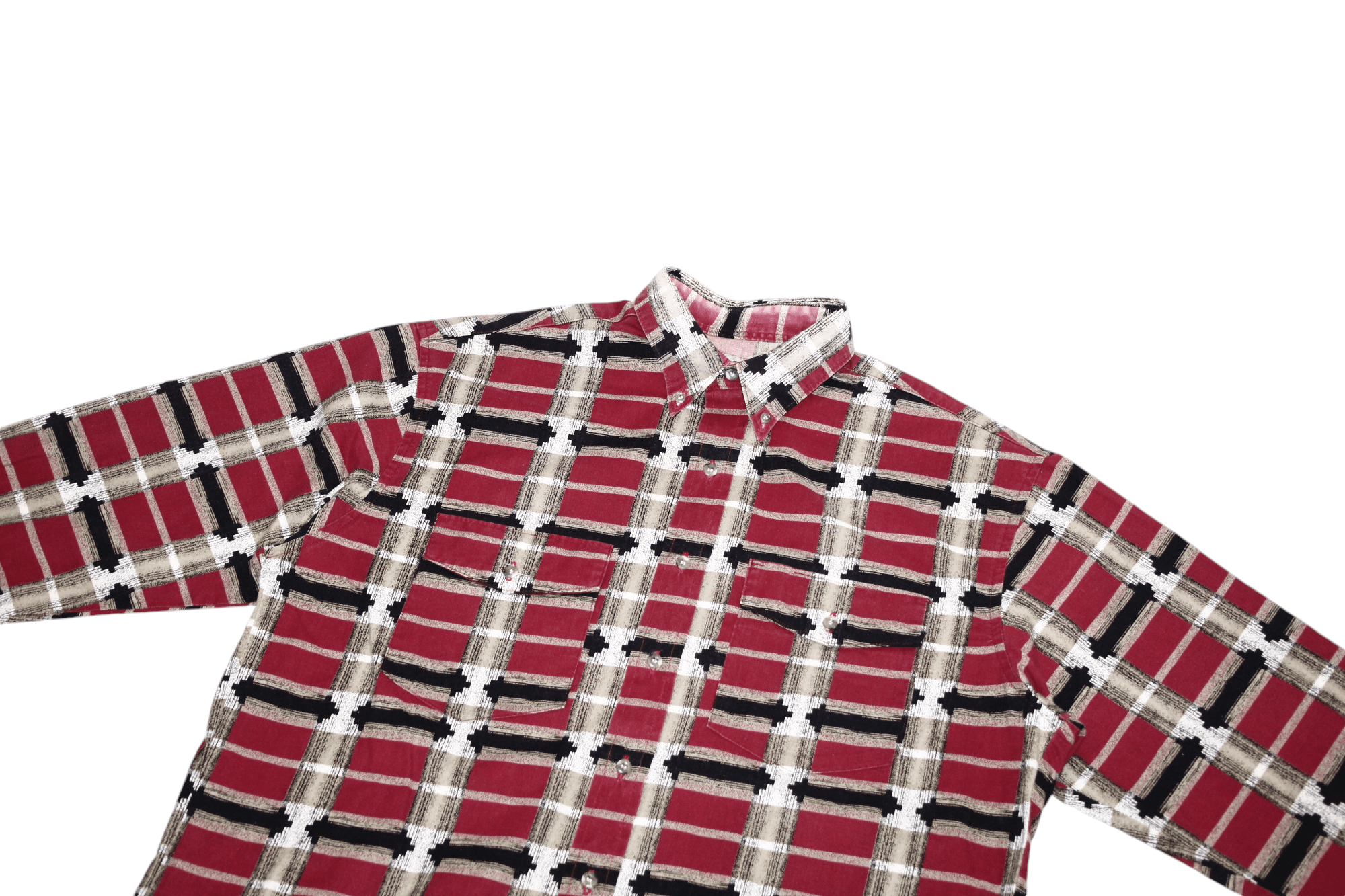 Wrangler VTG Wrangler X-Long Tails Bushpopper Western Shirt Size US L / EU 52-54 / 3 - 5 Thumbnail
