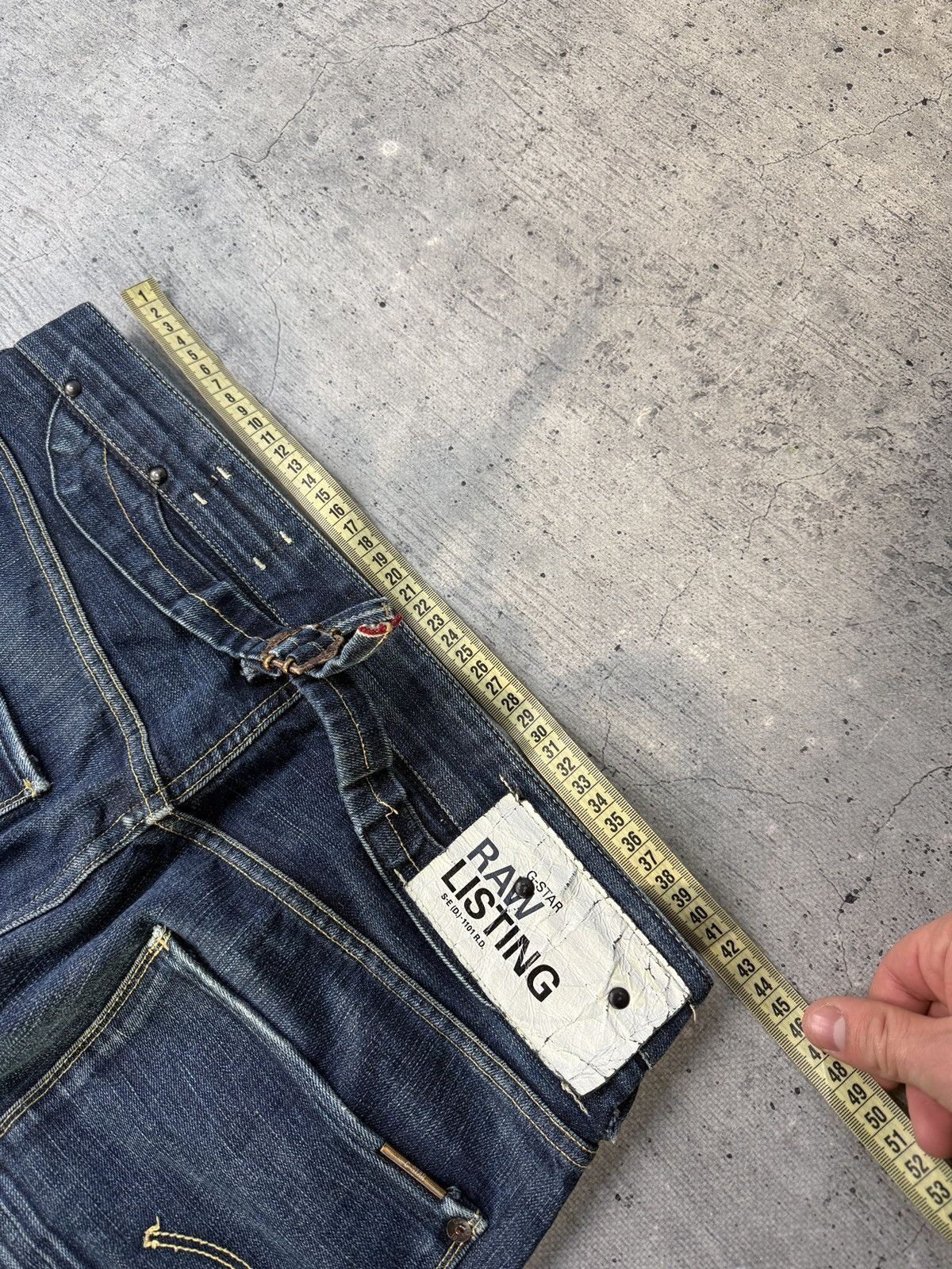G-Star G-Star Raw US first USA denim indigo blue selvedge denim Size US 32 / EU 48 - 11 Thumbnail