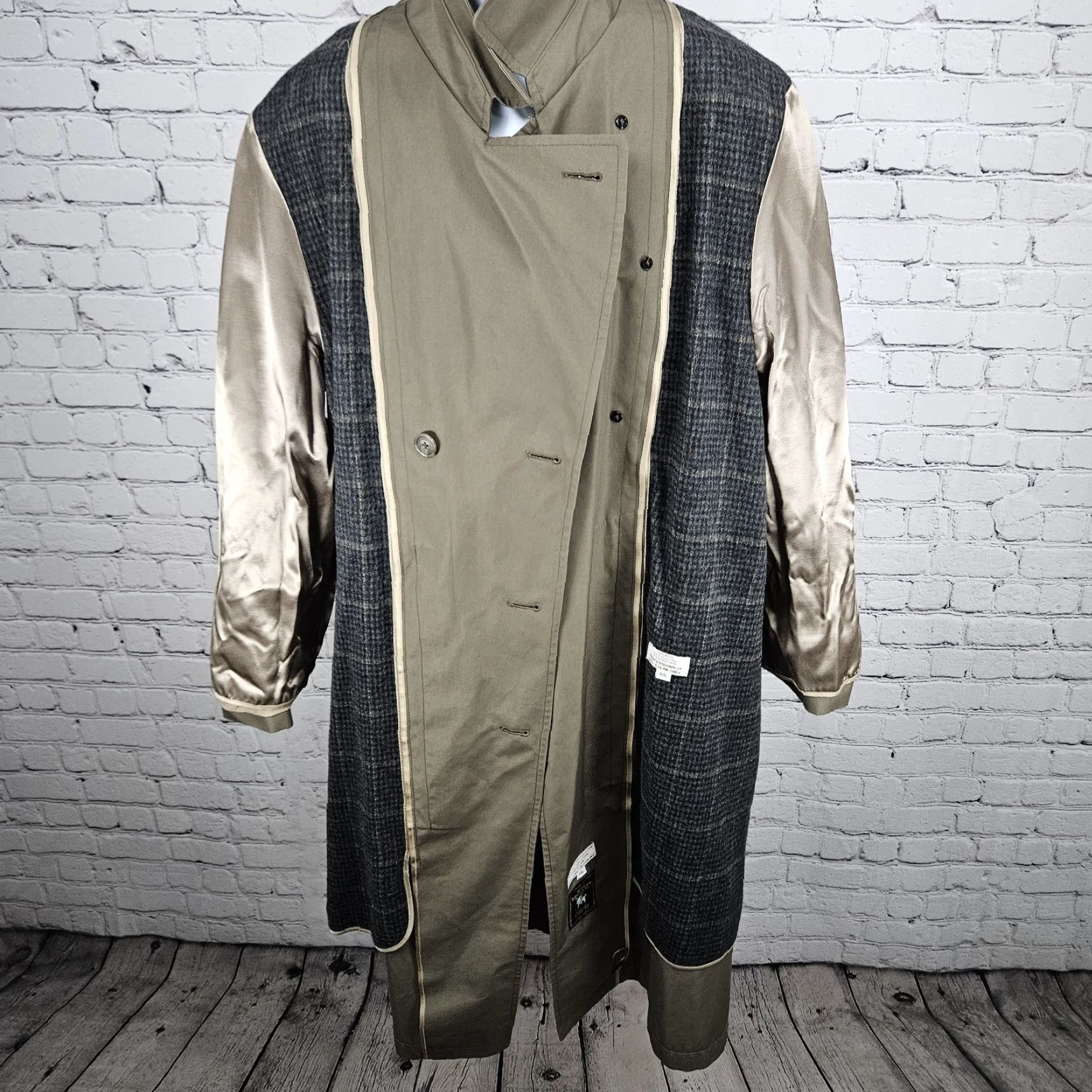 Hart Schaffner Marx Hart Schaffner Marx Coat Trench Brown Belted Wool Liner 44L Mens Regular Long Jacket Size US S / EU 44-46 / 1 - 5 Thumbnail