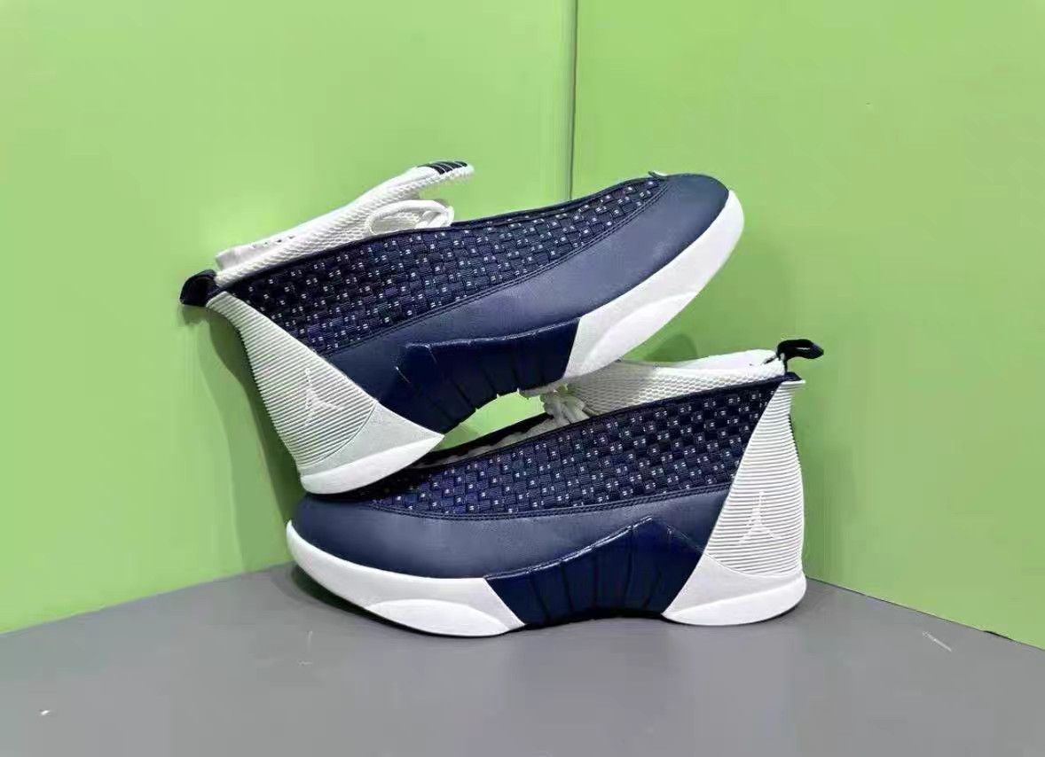Jordan Brand Air Jordan 15 Obsidian Basketball Shoes K15 Size US 10 / EU 43 - 7 Thumbnail