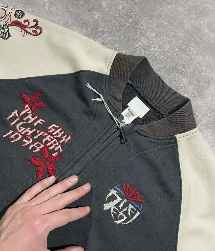 Diesel Vintage Y2K Diesel Skull Vandals embroidered logo Zip bomber Size US M / EU 48-50 / 2 - 3 Thumbnail