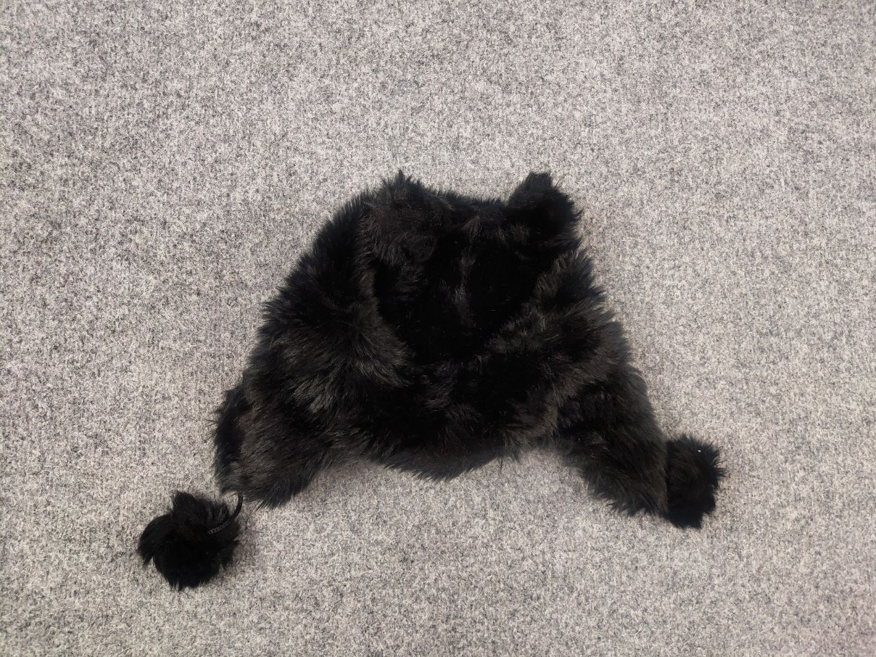 Le Grande Bleu (L.G.B.) Vintage Japan Fuzzy hysteric glamour Style Fur Ushanka Hat Size ONE SIZE - 5 Thumbnail