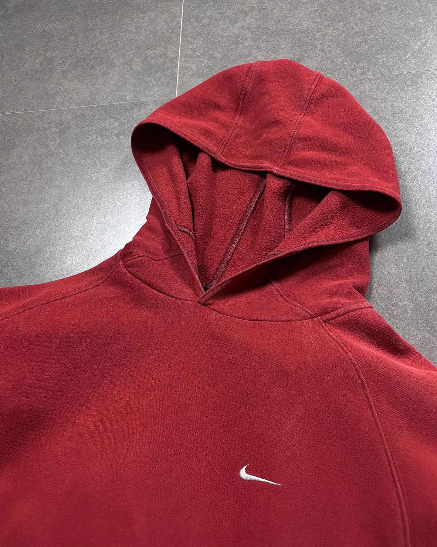 Nike Vintage Nike Faded Oversize Box Fit Y2K Zip Hood Size US L / EU 52-54 / 3 - 4 Thumbnail