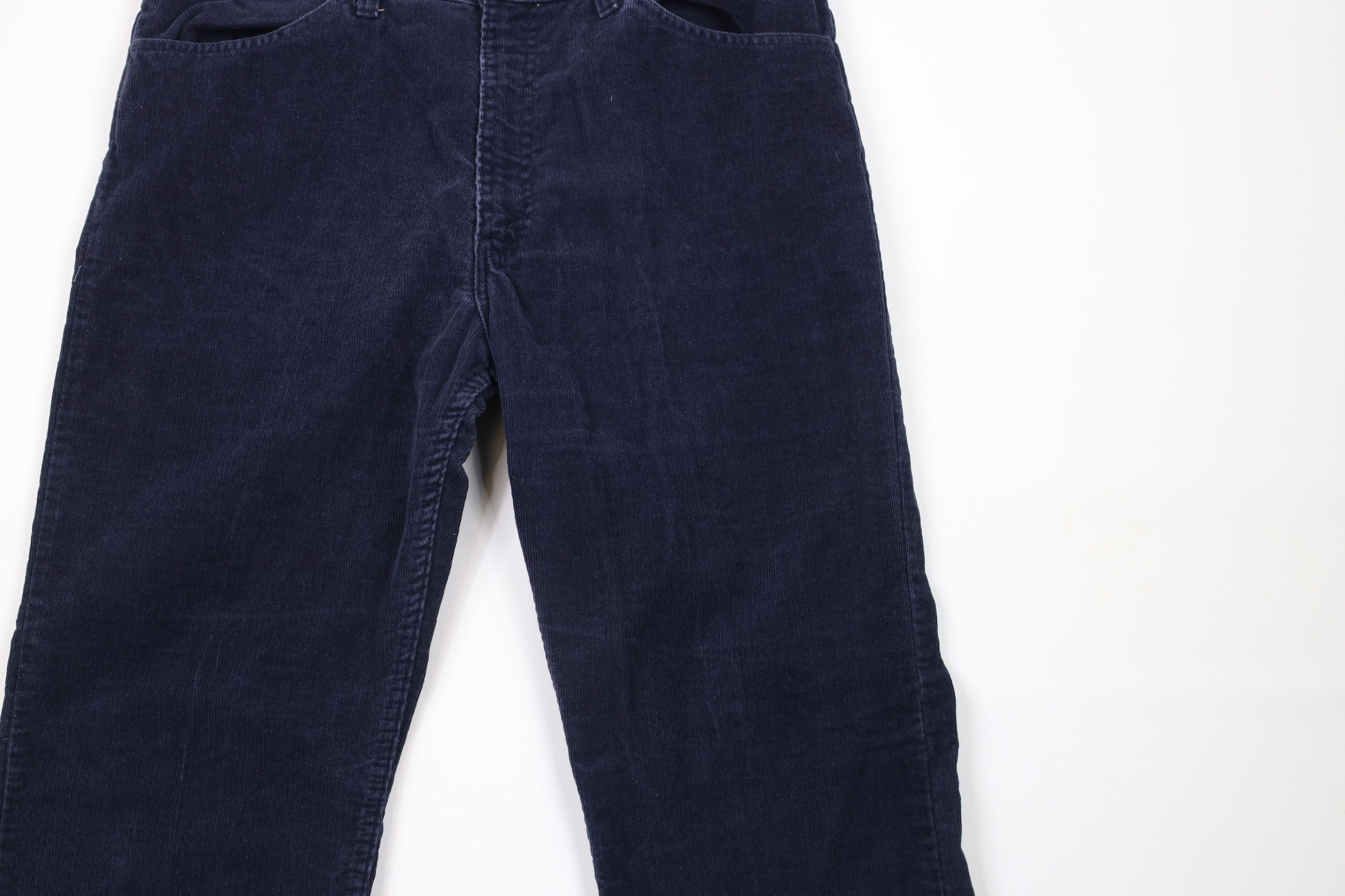 Levi's × Vintage Vintage 80s Levis 517 Bootcut Corduroy Chino Pants Blue USA Size US 36 / EU 52 - 3 Thumbnail