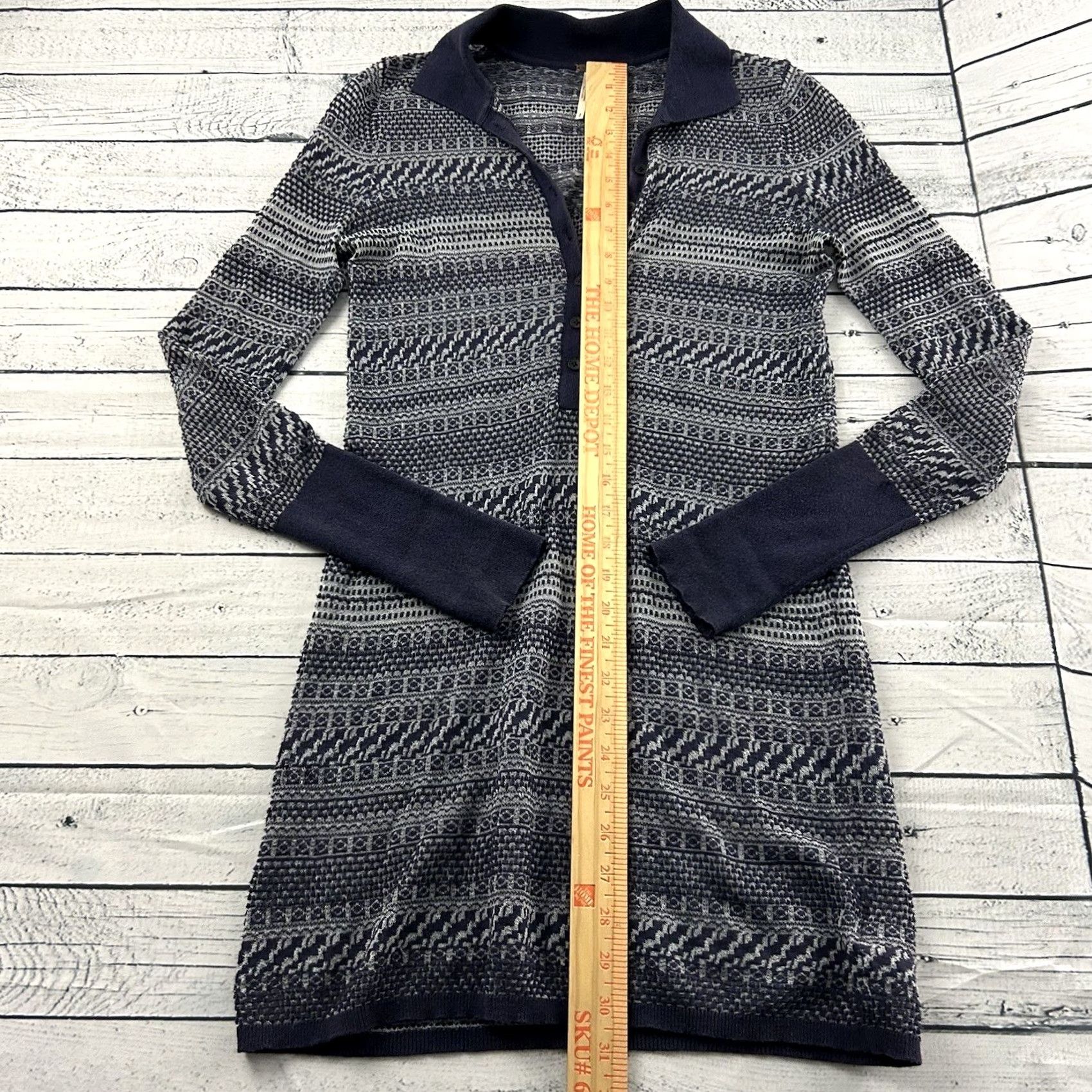 Free People Free People Dress Long Sleeve Knee Length Lightweight Blue Womens Small Size S / US 4 / IT 40 - 3 Thumbnail