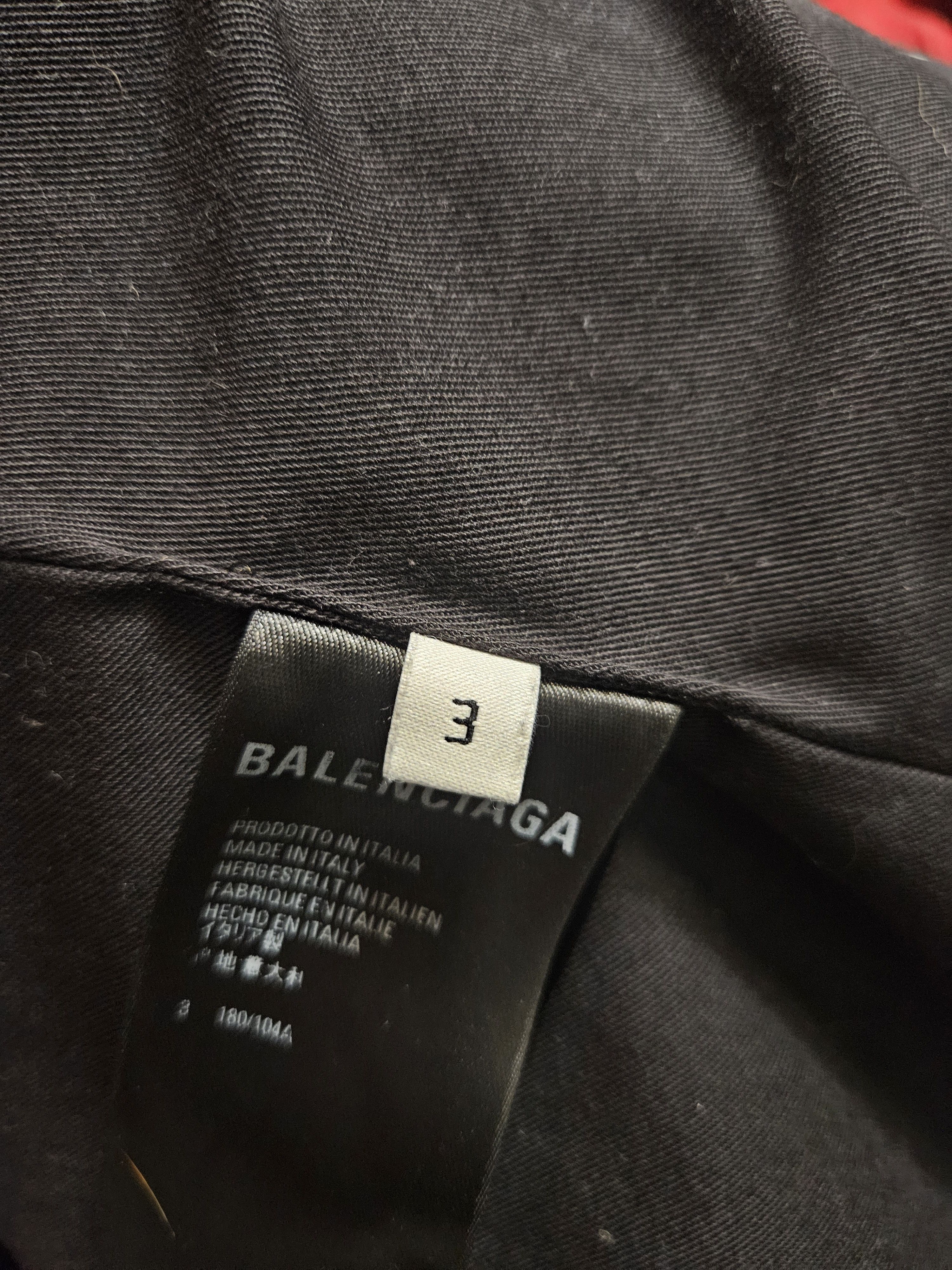 Balenciaga Sporty B Colorblock Japanese Denim Zip Up Track Jacket Size US L / EU 52-54 / 3 - 8 Thumbnail