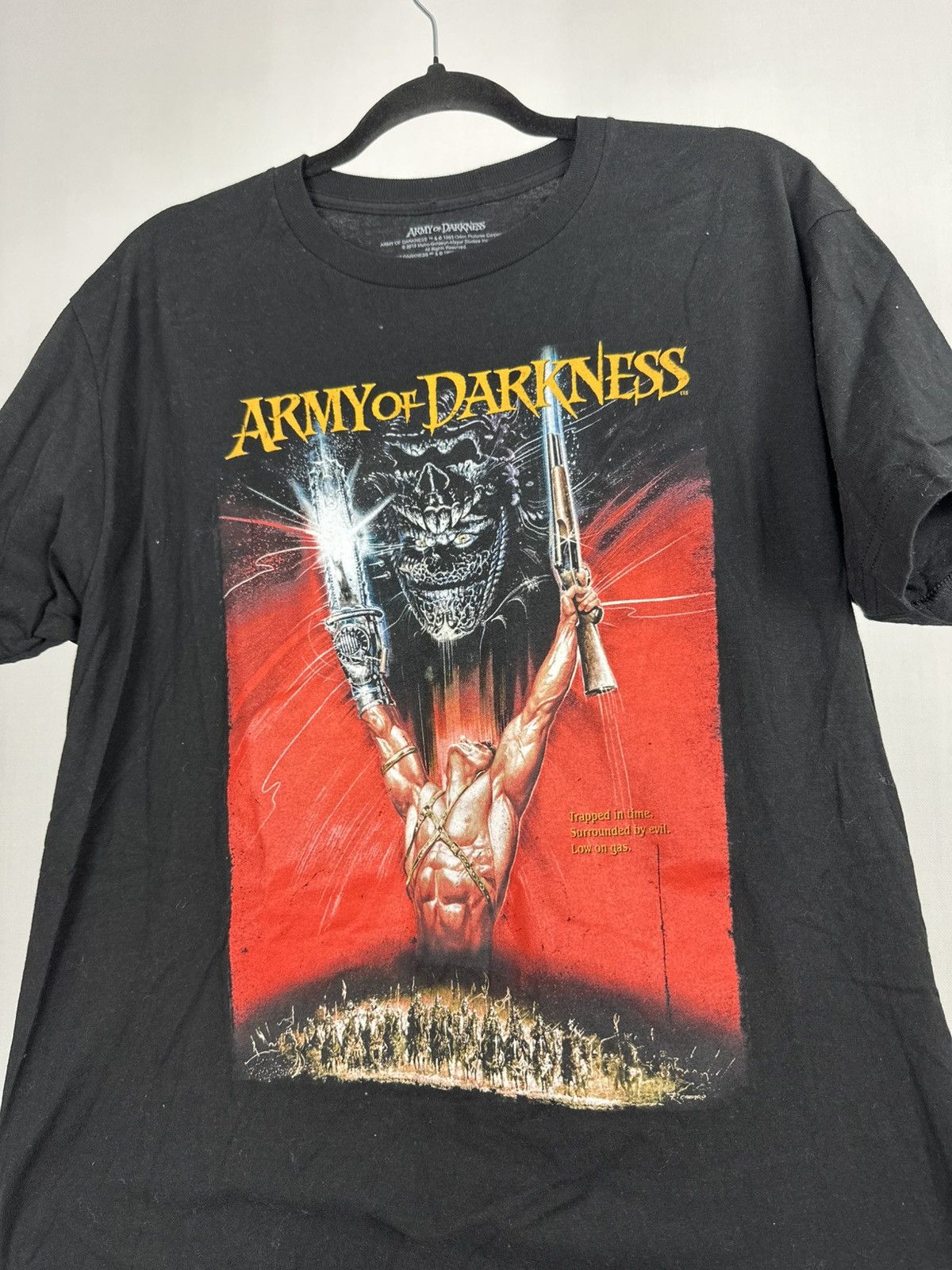 Vintage Vintage Army Of Darkness Horror Black Tee Size US L / EU 52-54 / 3 - 4 Thumbnail