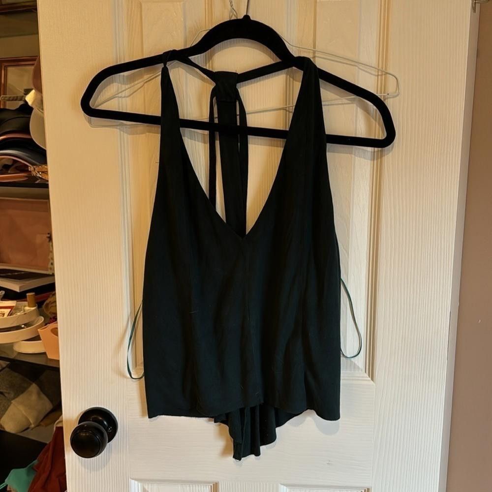 Designer Bishop & Young Green t back halter top Size XS / US 0-2 / IT 36-38 - 5 Thumbnail