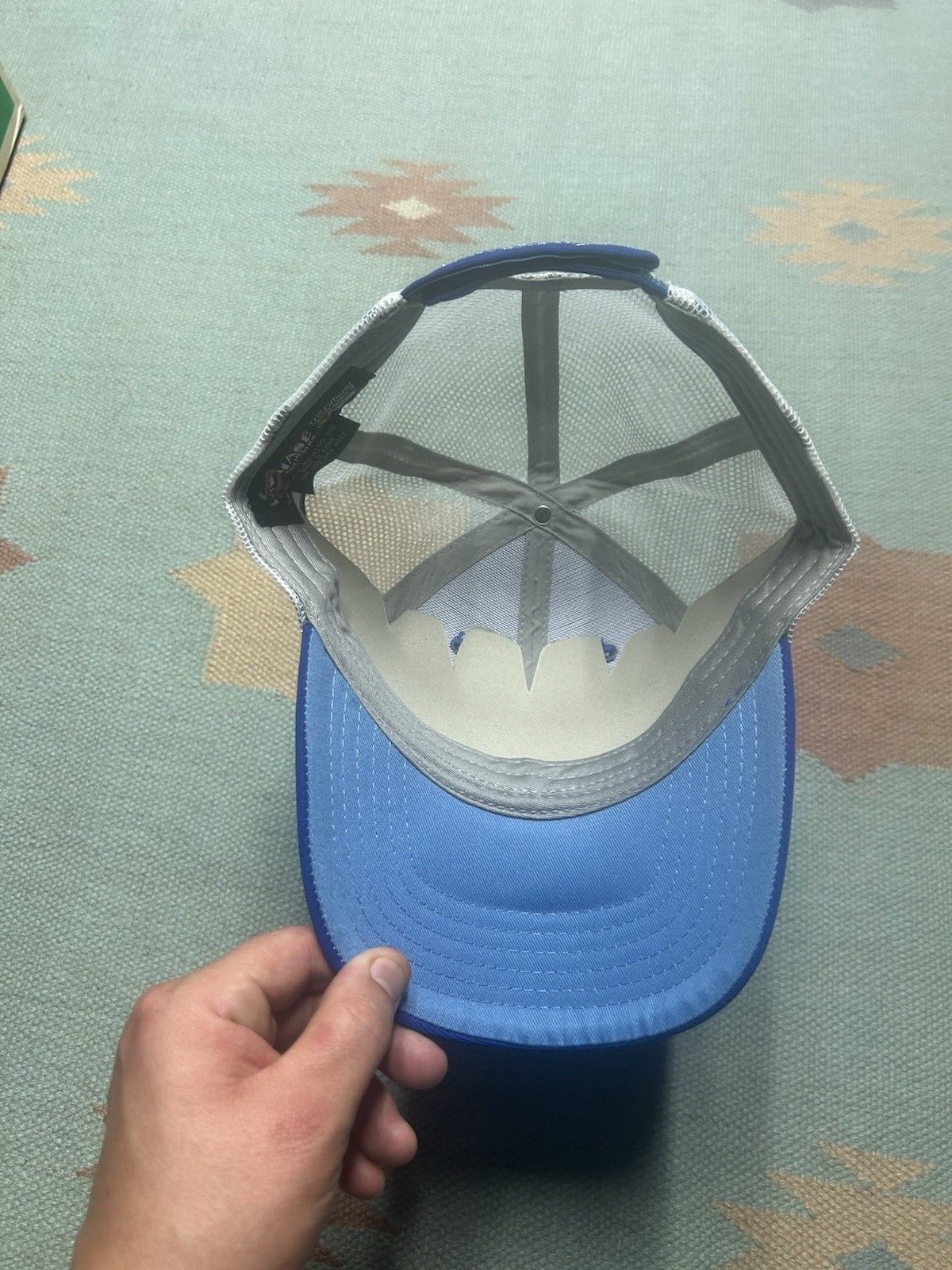 Vintage Clint Bowyer Strapback hat nascar racing peak oil patch blue Size ONE SIZE - 6 Thumbnail