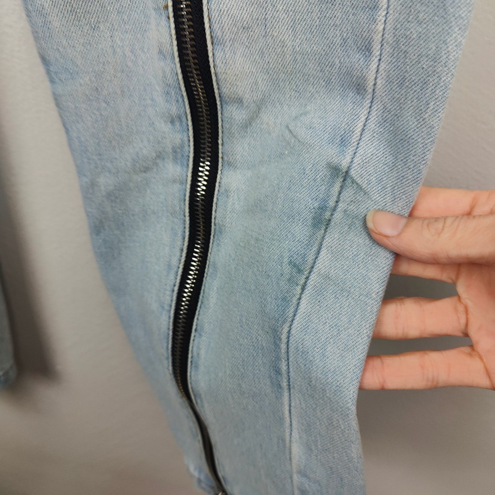Other Maniere De Voir Straight Jeans Womens 8 Zippered Size 30" / US 8 / IT 44 - 5 Thumbnail