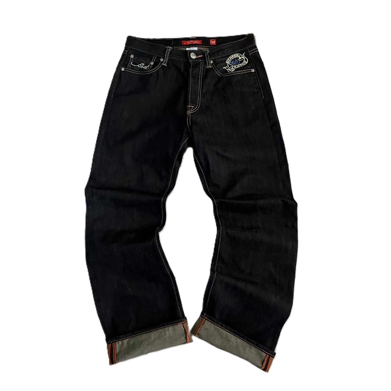 Ed Hardy Jeans Ed Hardy Demon Blues (Grial) Size US 31 - 3 Thumbnail