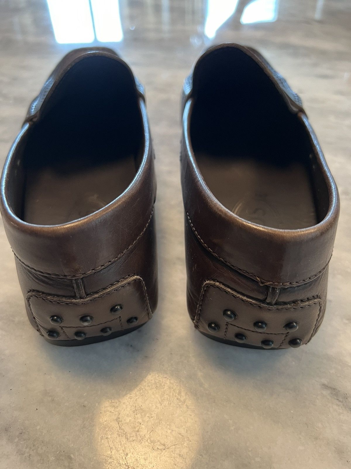 Prada TOD'S city gommino brown driving mocassins Size US 10.5 / EU 43-44 - 2 Thumbnail