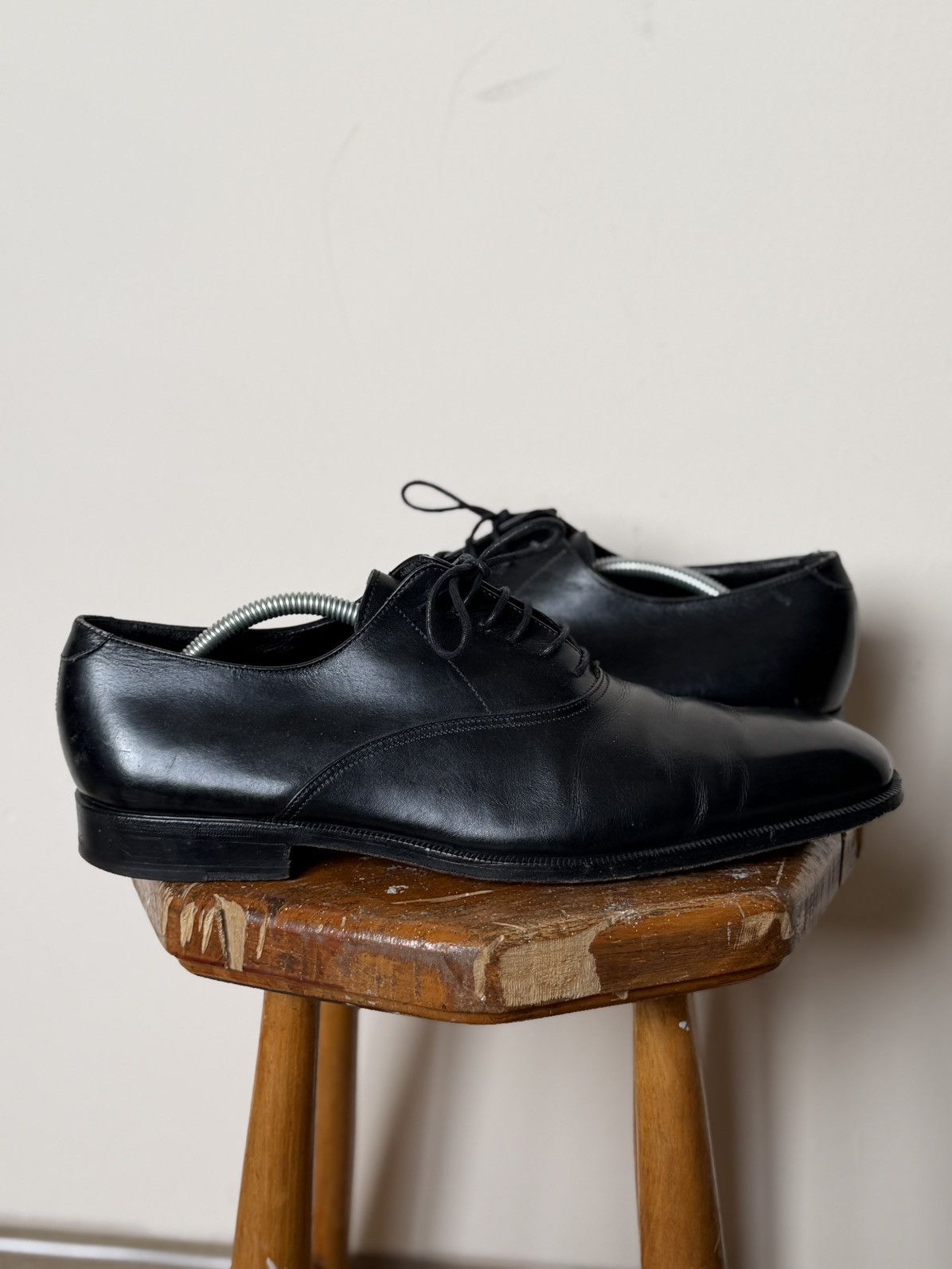 Yves Saint Laurent YvesSaintLaurent Black Leather Guidi vibe shoes sneakers Size US 10 / EU 43 - 1 Thumbnail