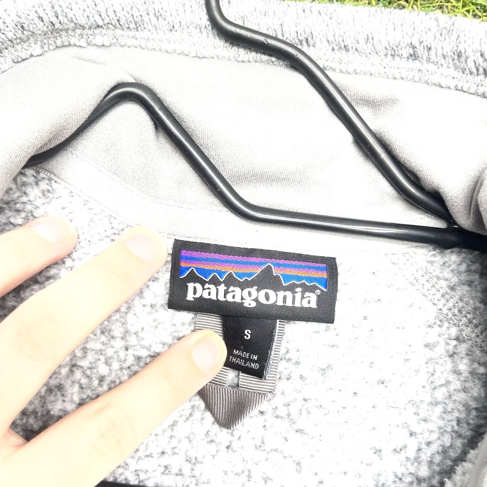 Patagonia Patagonia Sweater Womens Small Heather Gray 1/4 Zip Fleece Pullover 0130 Size S / US 4 / IT 40 - 7 Thumbnail