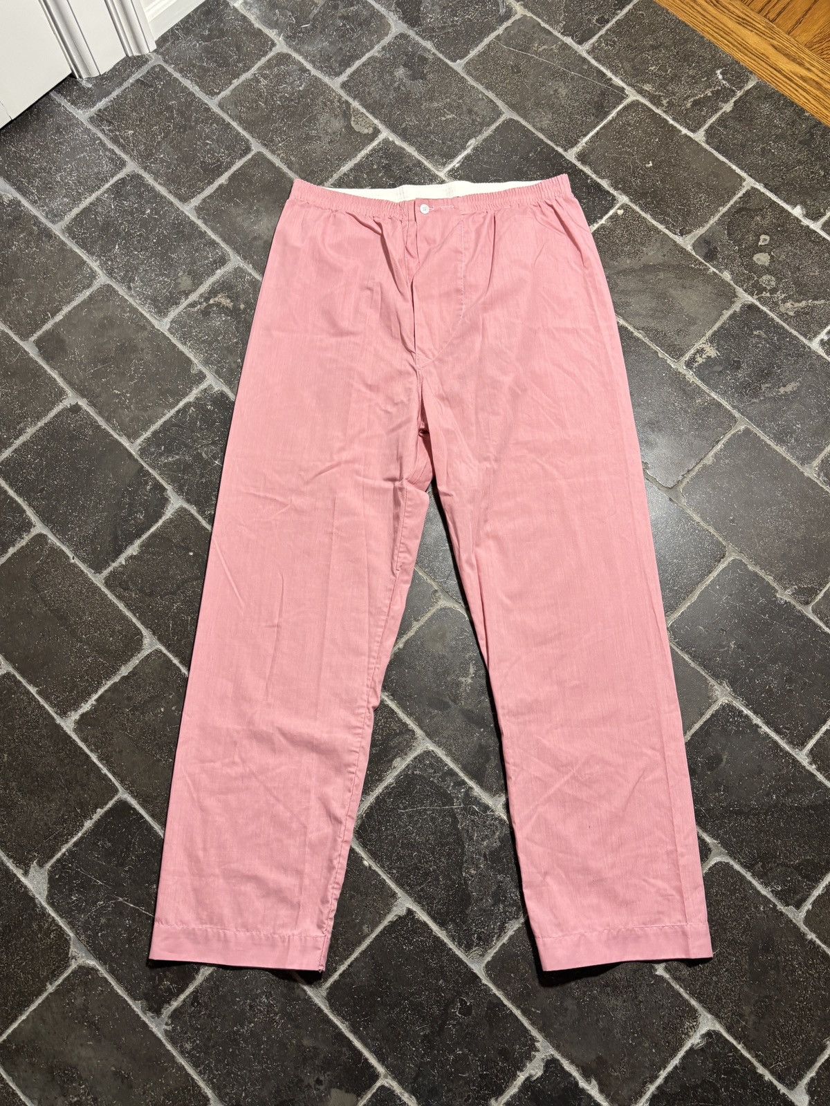 Vintage Vintage Pajamas Set 80s Pyjamas Matching Two Piece Suit Pink Size US 34 / EU 50 - 6 Thumbnail