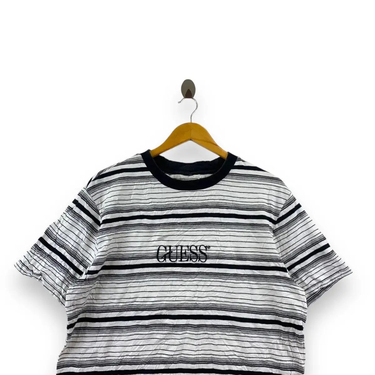 Guess Vintage 90’ GUESS USA x ASAP ROCKY $ Striped Ringer Tee Size US M / EU 48-50 / 2 - 6 Thumbnail