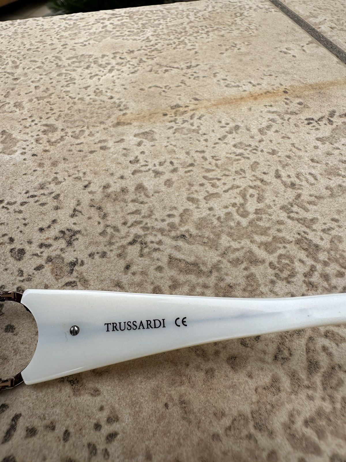 Trussardi Trussardi Sunglasses White TE 21132 Size ONE SIZE - 4 Thumbnail