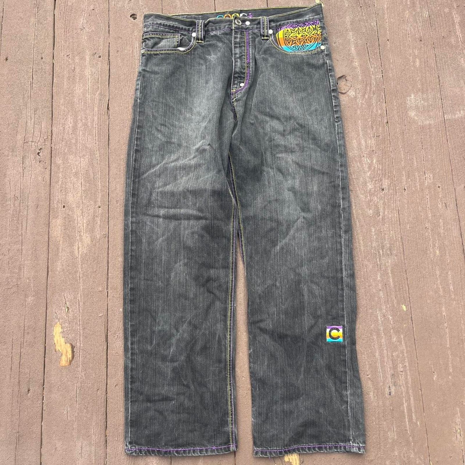 Coogi Vintage Y2K Coogi Embroidered Jeans Size US 38 / EU 54 - 6 Thumbnail