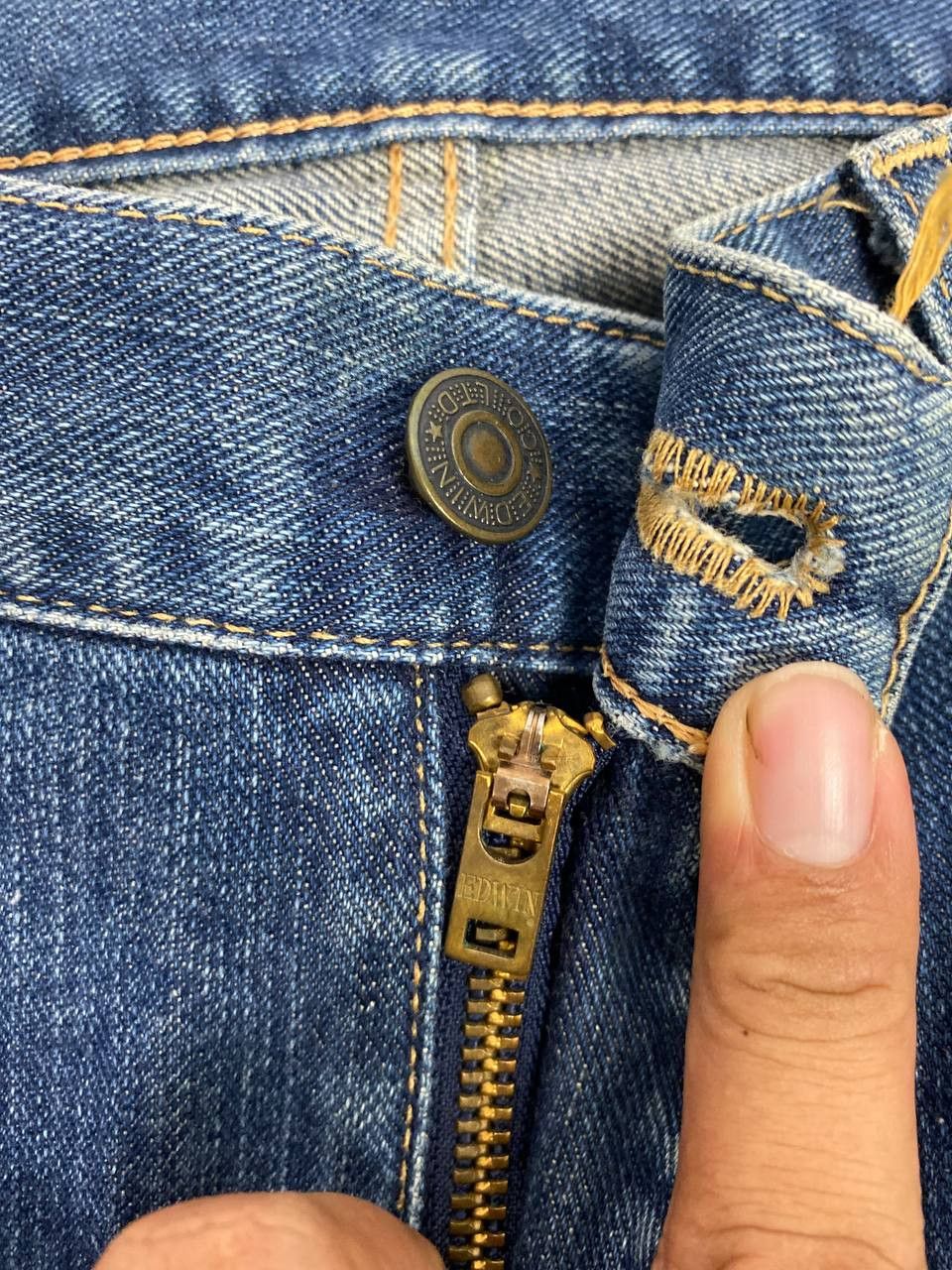 Edwin vintage edwin 402 nice design denim Size US 34 / EU 50 - 10 Thumbnail