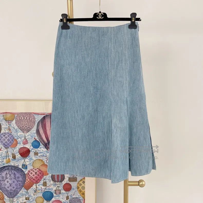 Fendi Fendi Blue denim skirt Size 37" - 1 Thumbnail