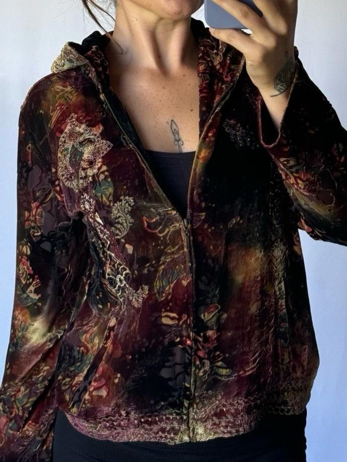 Chicos Chicos Crushed Velvet Jacket Size M / US 6-8 / IT 42-44 - 5 Thumbnail