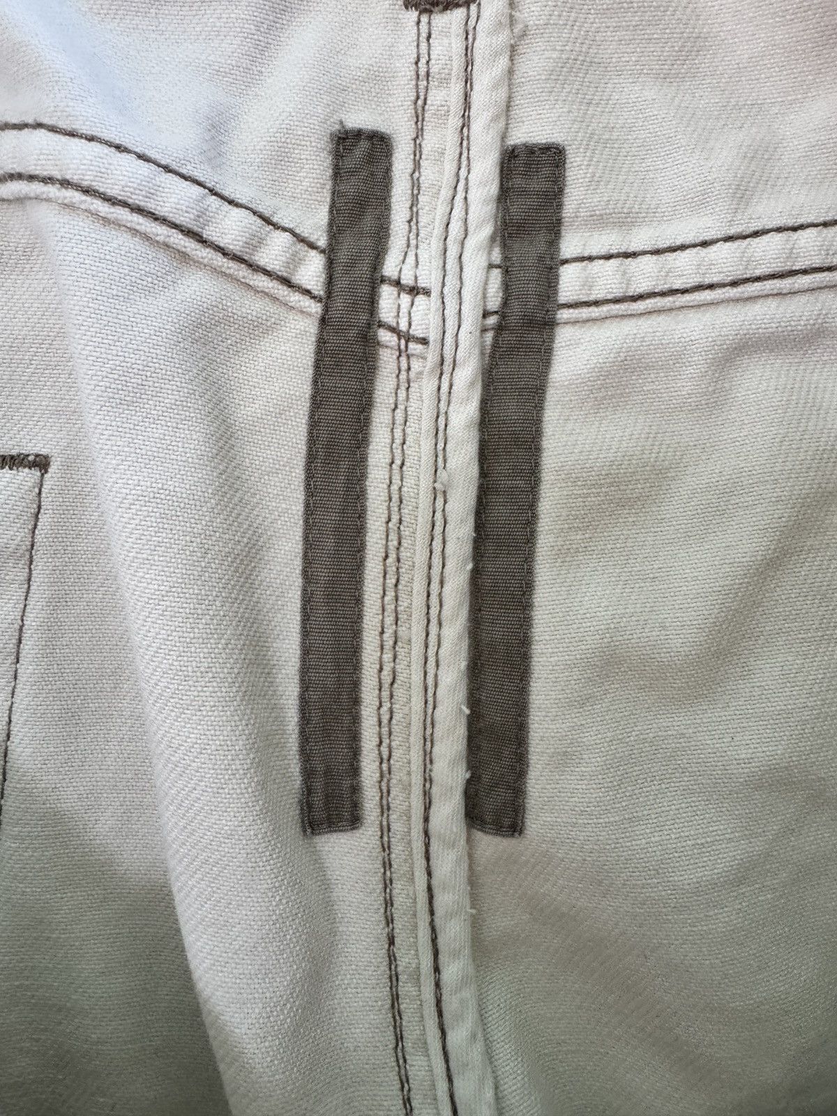 Rick Owens Drkshdw Fogachine cropped Collapse jeans in natural Size US 34 / EU 50 - 10 Thumbnail