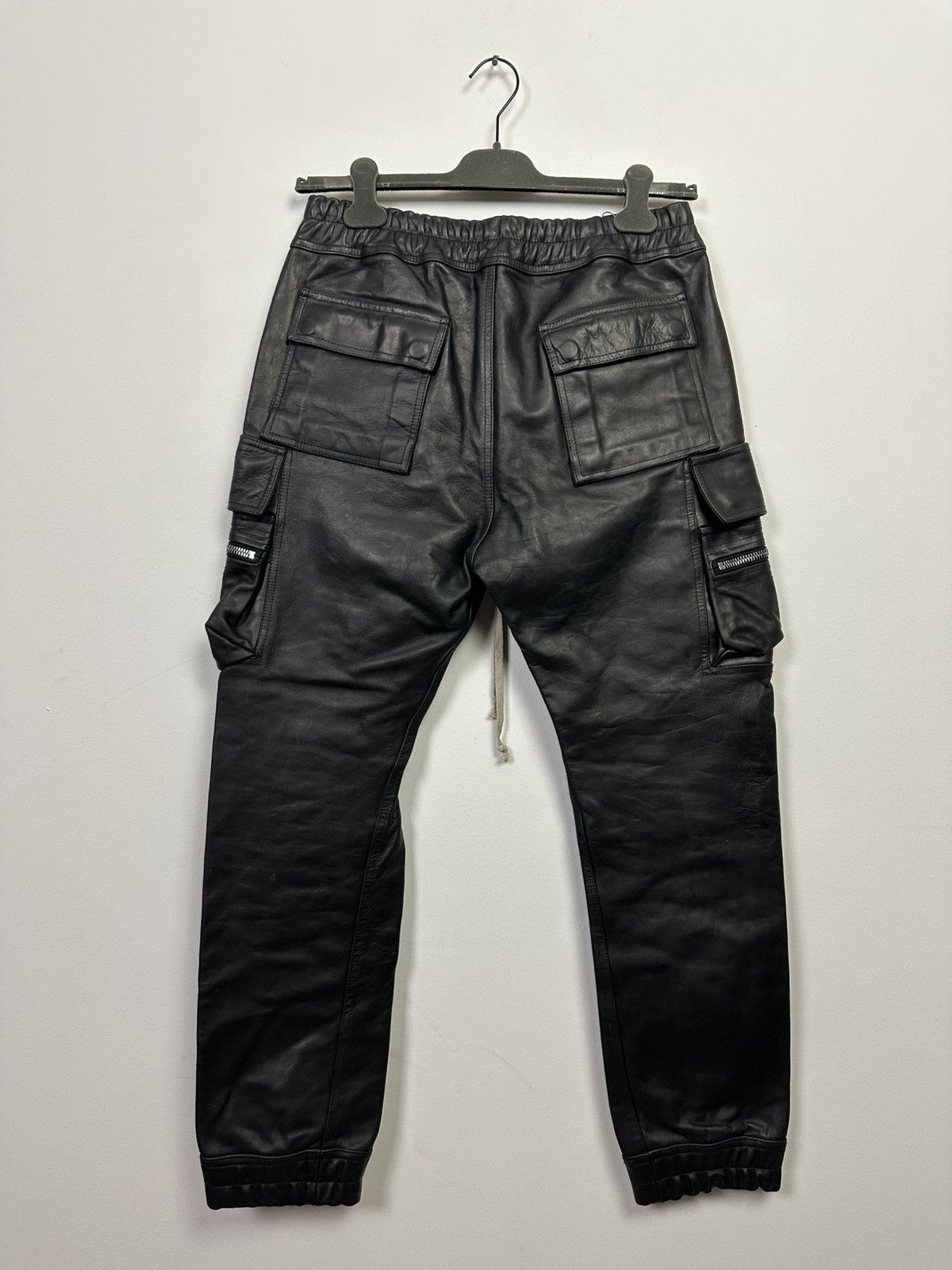 Rick Owens SS24 ‘LIDO’ Heavy Calfskin Cargojoggers Size US 34 / EU 50 - 4 Thumbnail