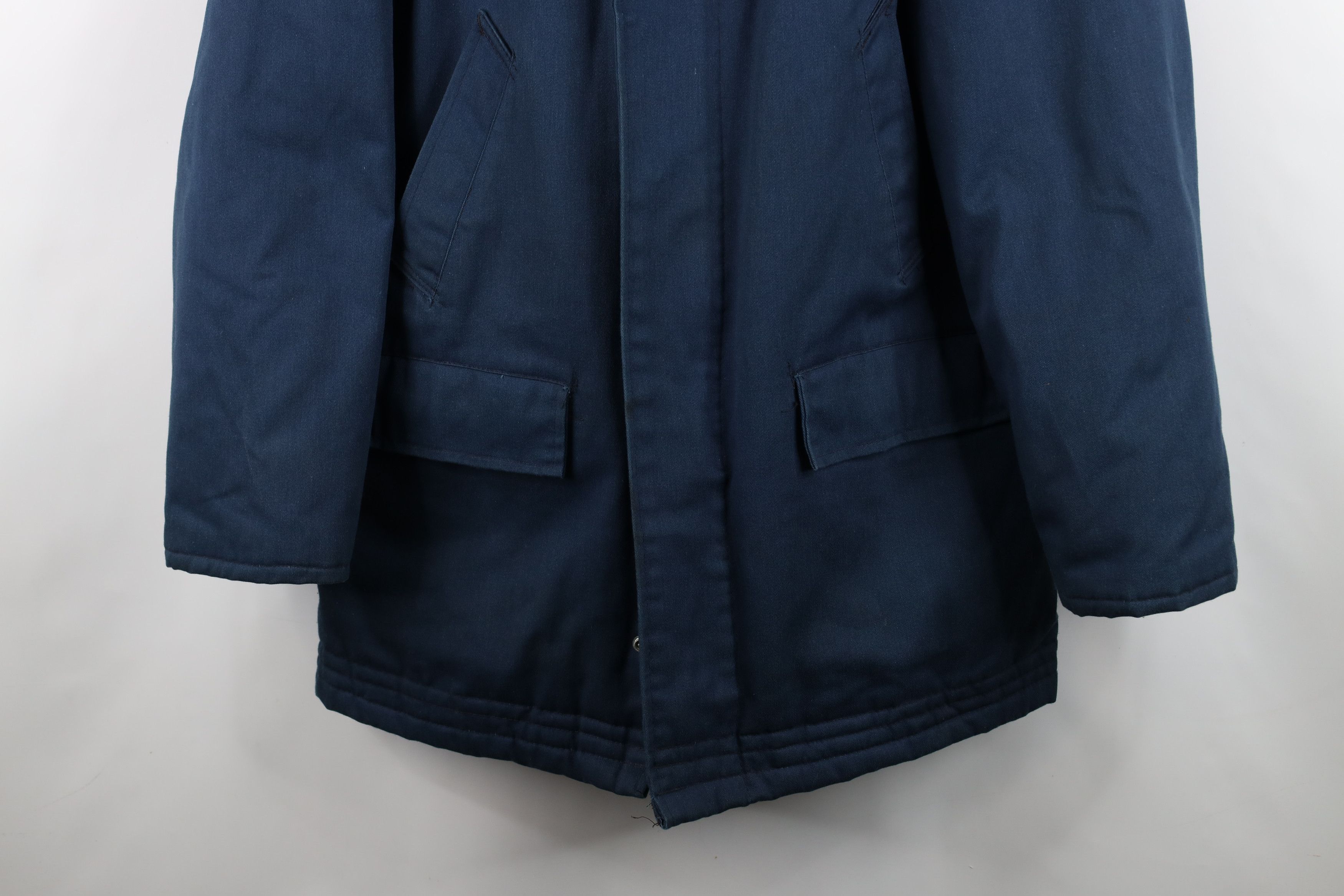 Vintage Vintage 60s 70s Co FoMoCo Quilted Hooded Mechanic Jacket USA Size US L / EU 52-54 / 3 - 4 Thumbnail